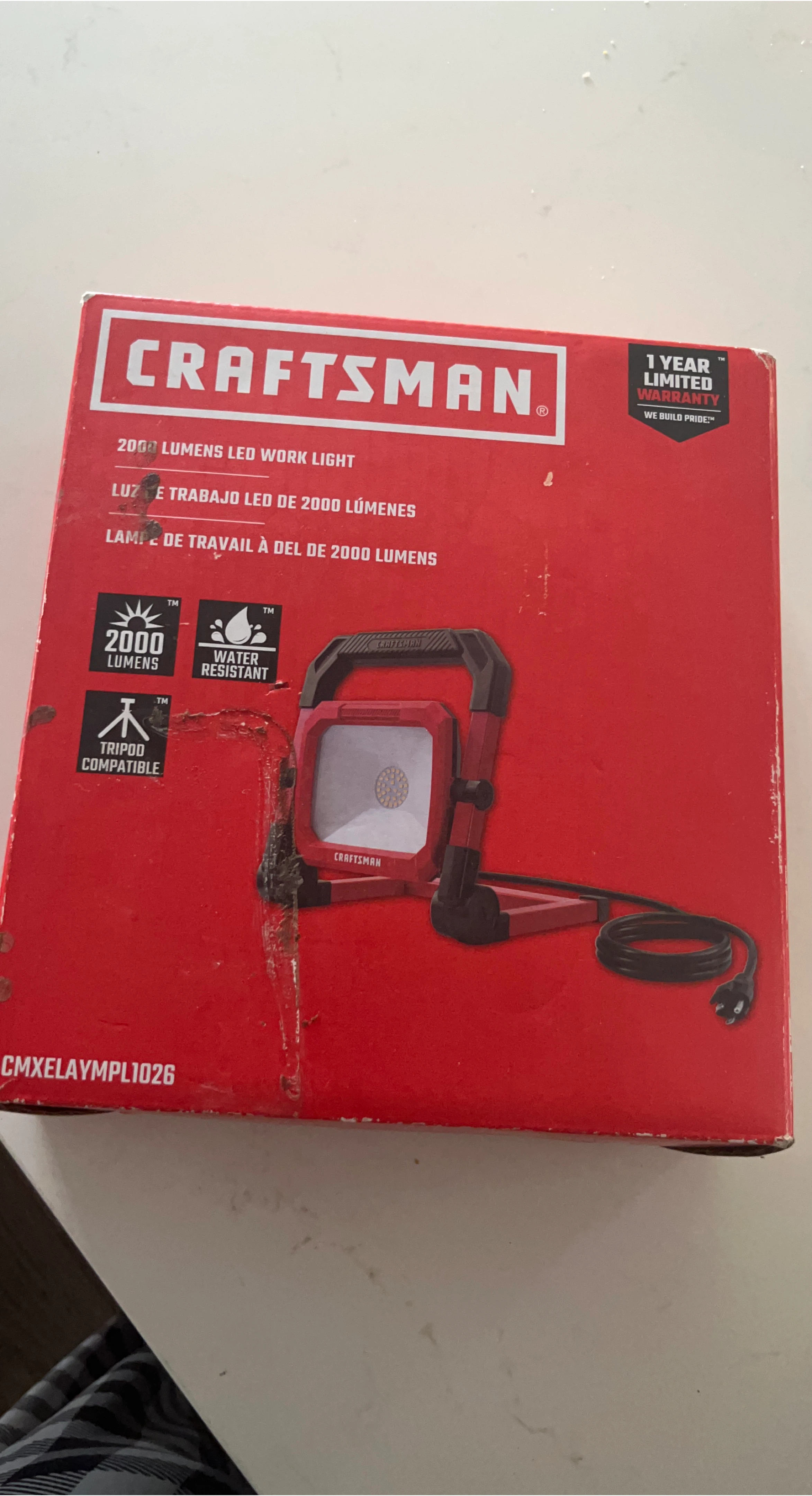 Craftsman 2000 Lumens LED Work Light