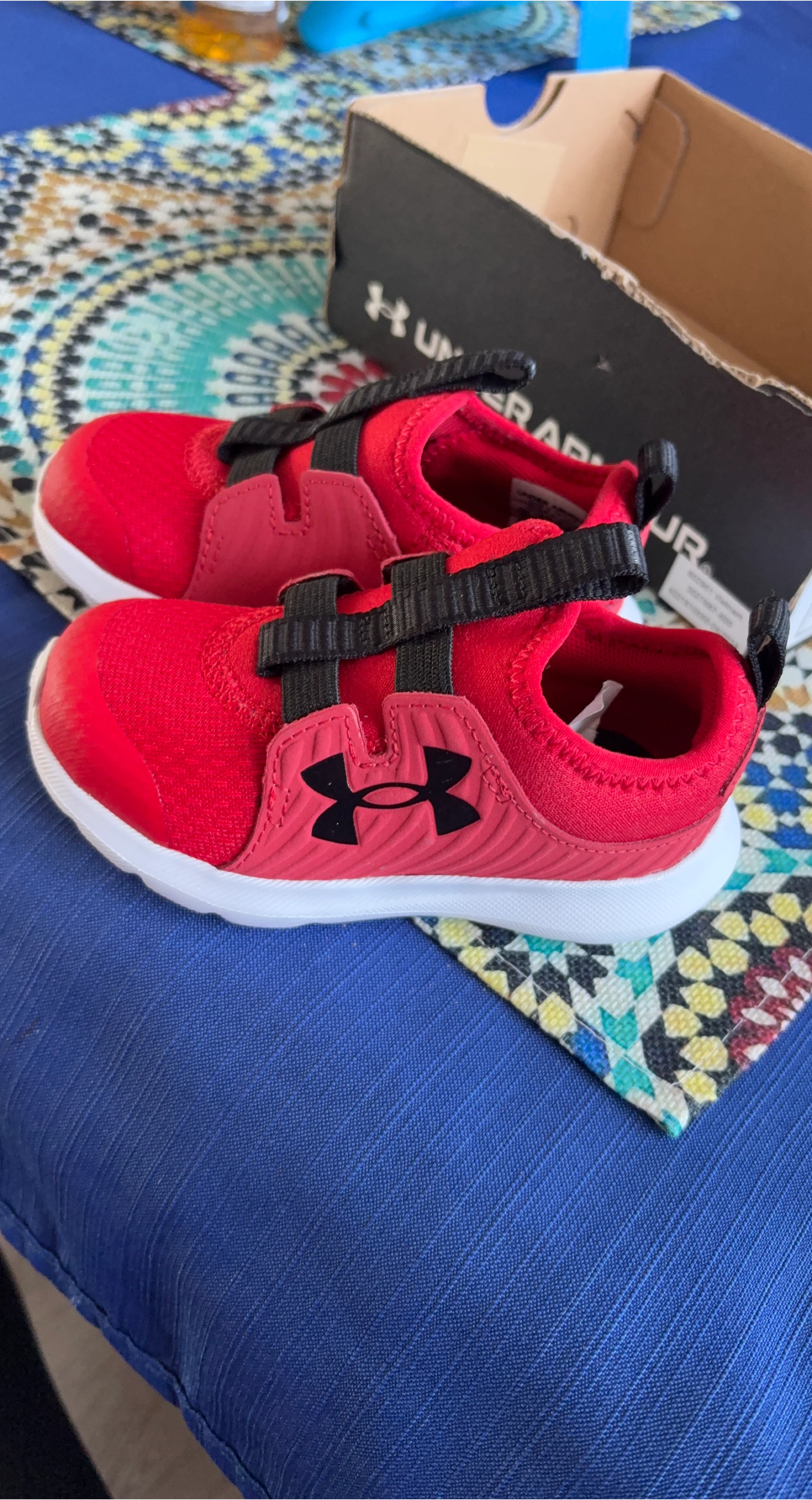 Under Armour Toddler Surge 3 AC Shoes - Red thumbnail