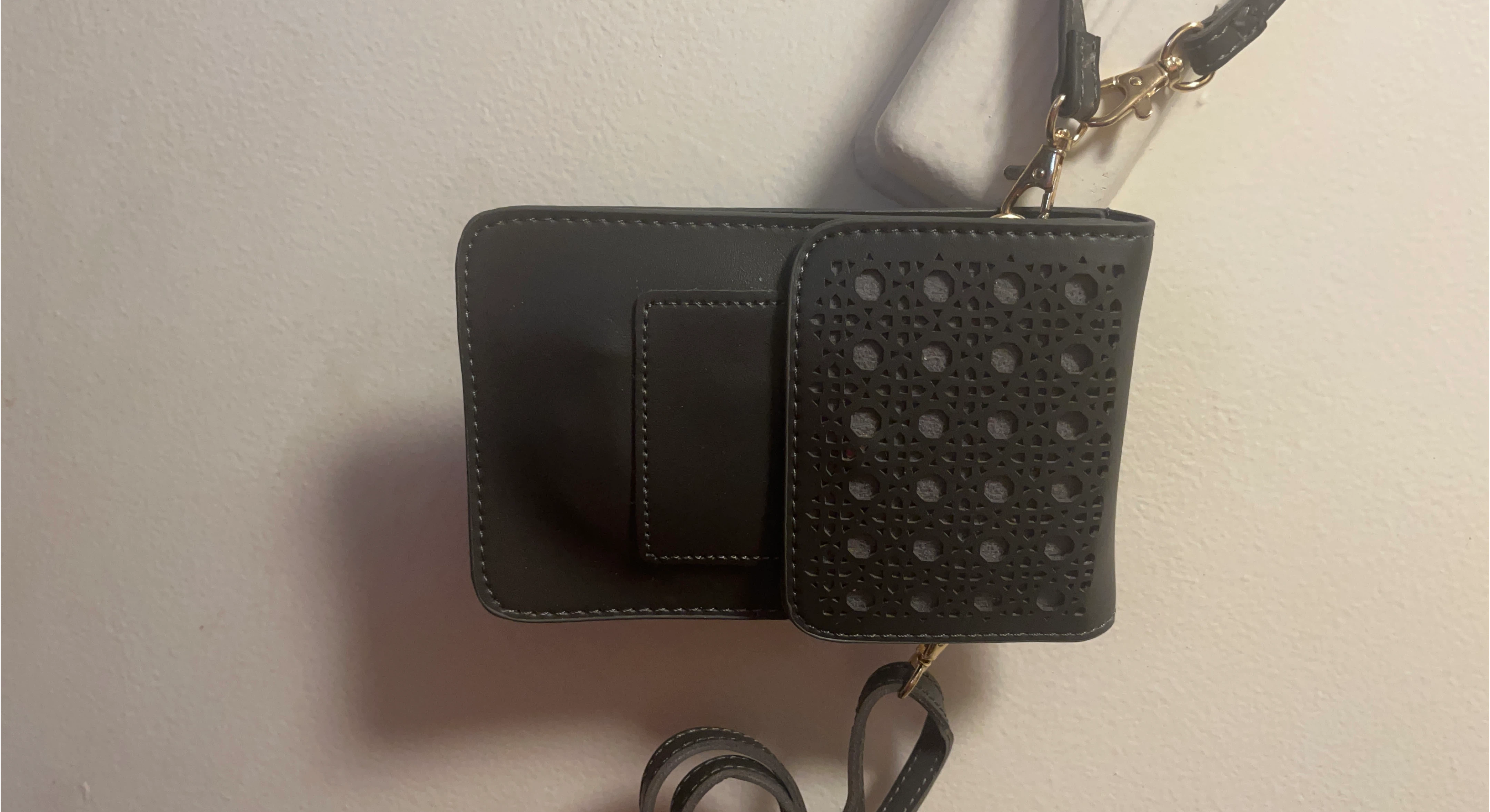 Gray Phone Case with Strap thumbnail