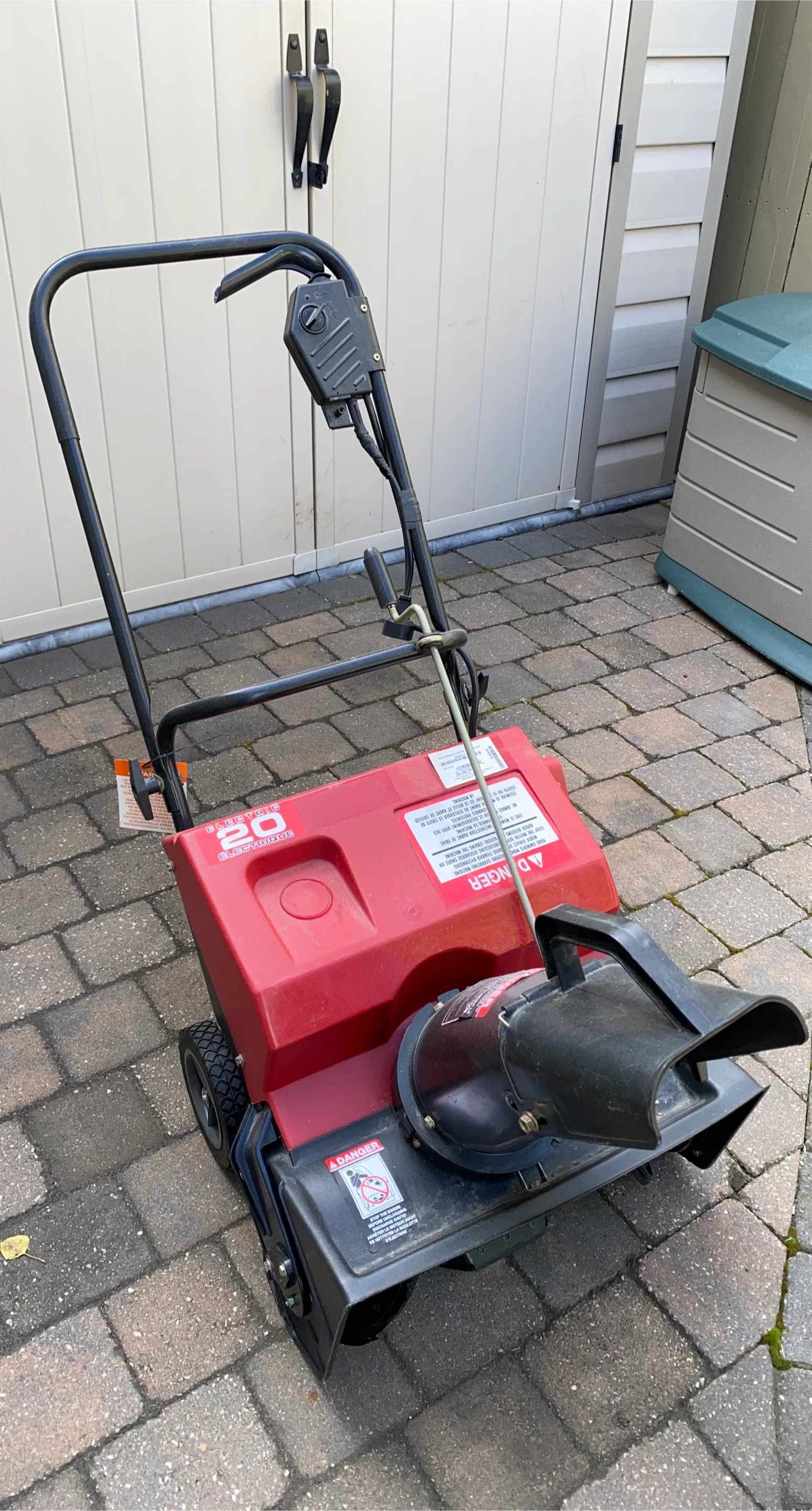 Electric 20 Snow Thrower
