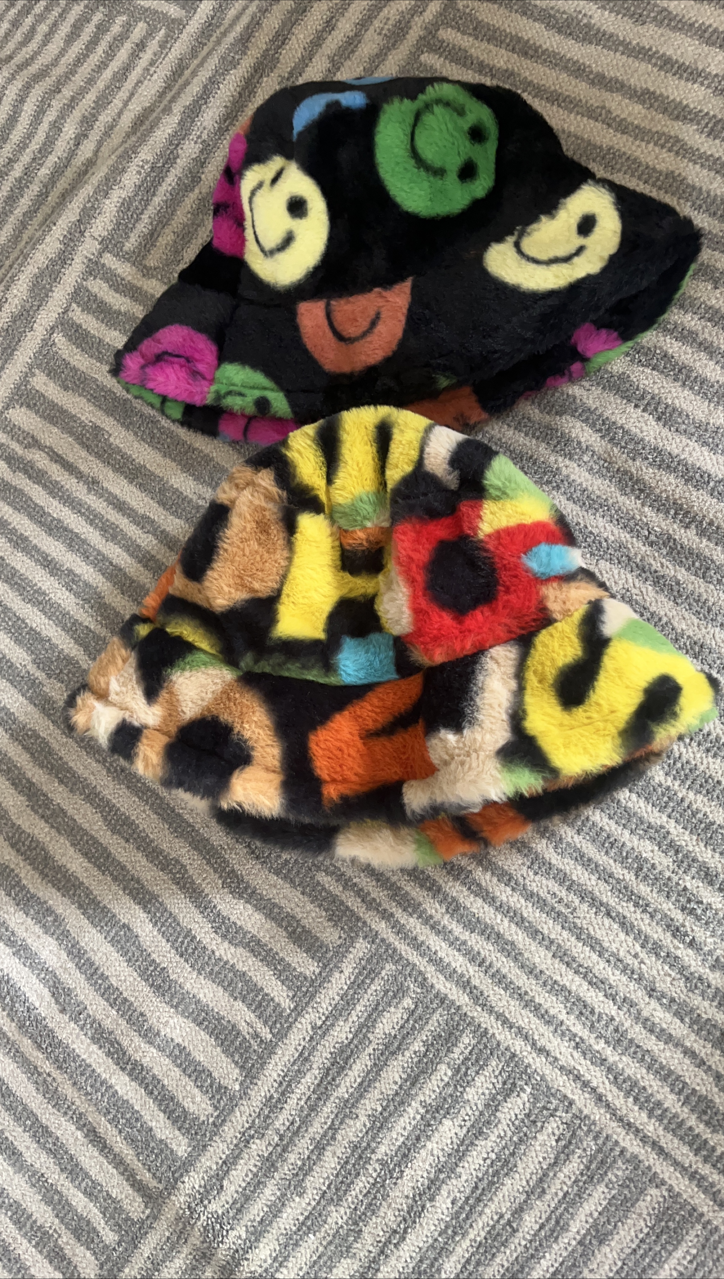 Fuzzy Bucket Hats - Funky Patterns thumbnail
