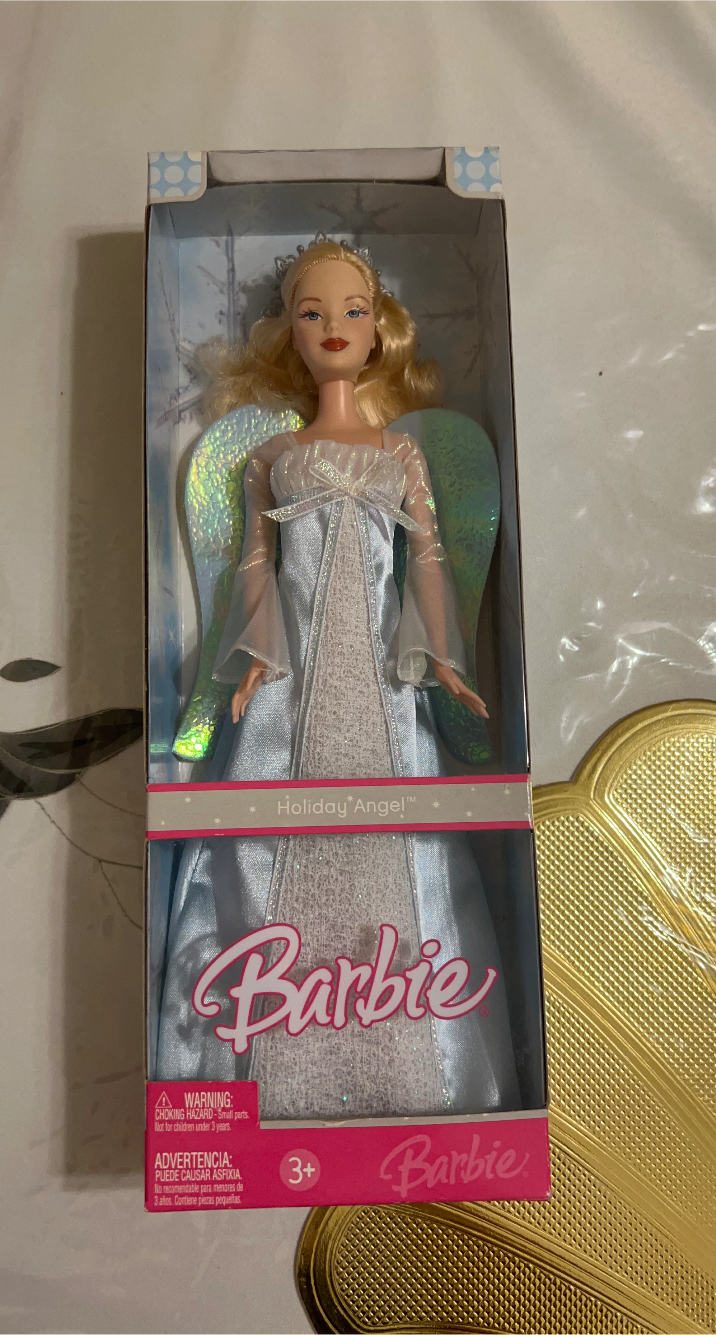 New Holiday Angel Barbie Doll thumbnail
