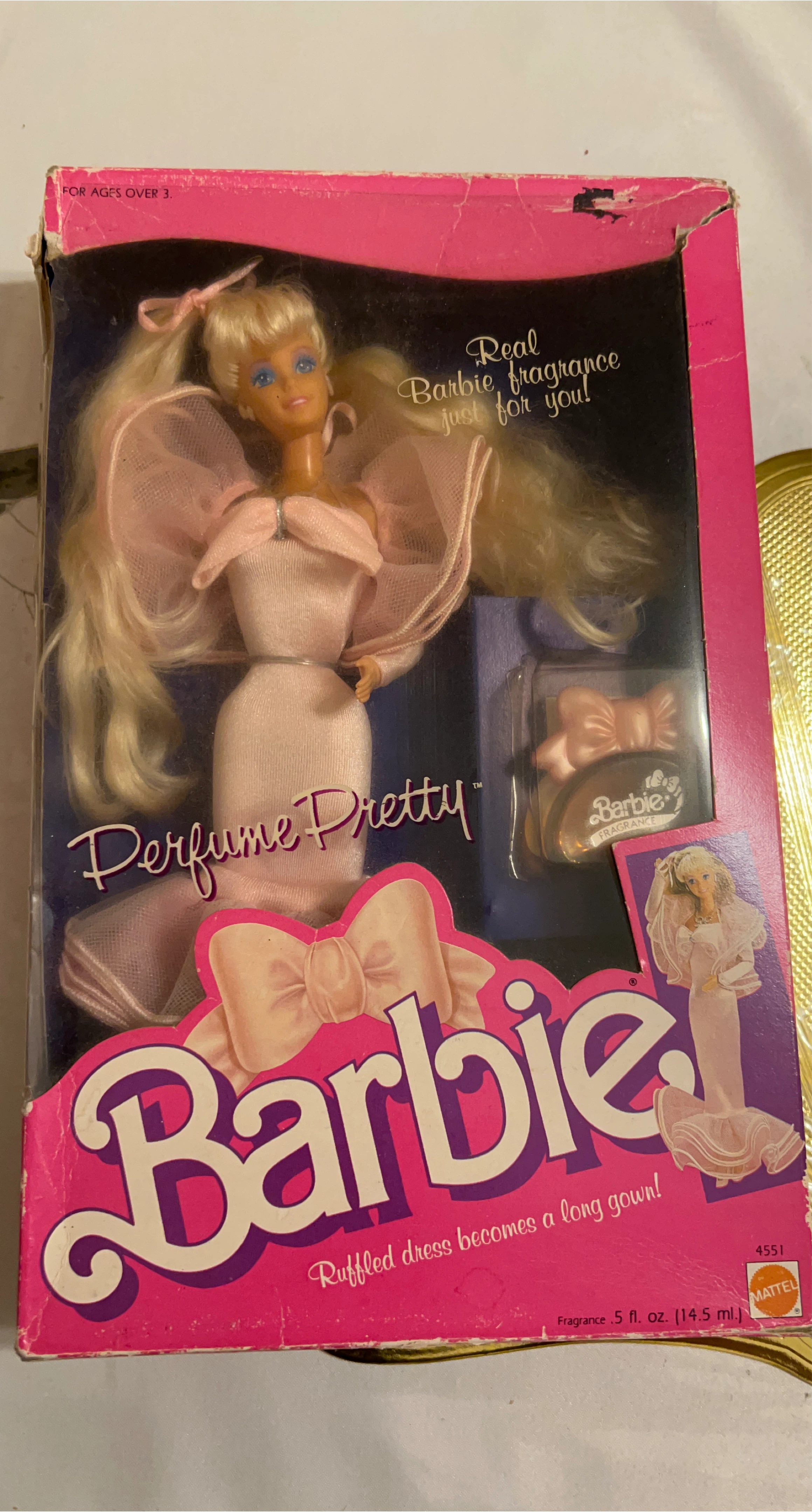 Vintage Perfume Pretty Barbie Doll (Mattel) thumbnail