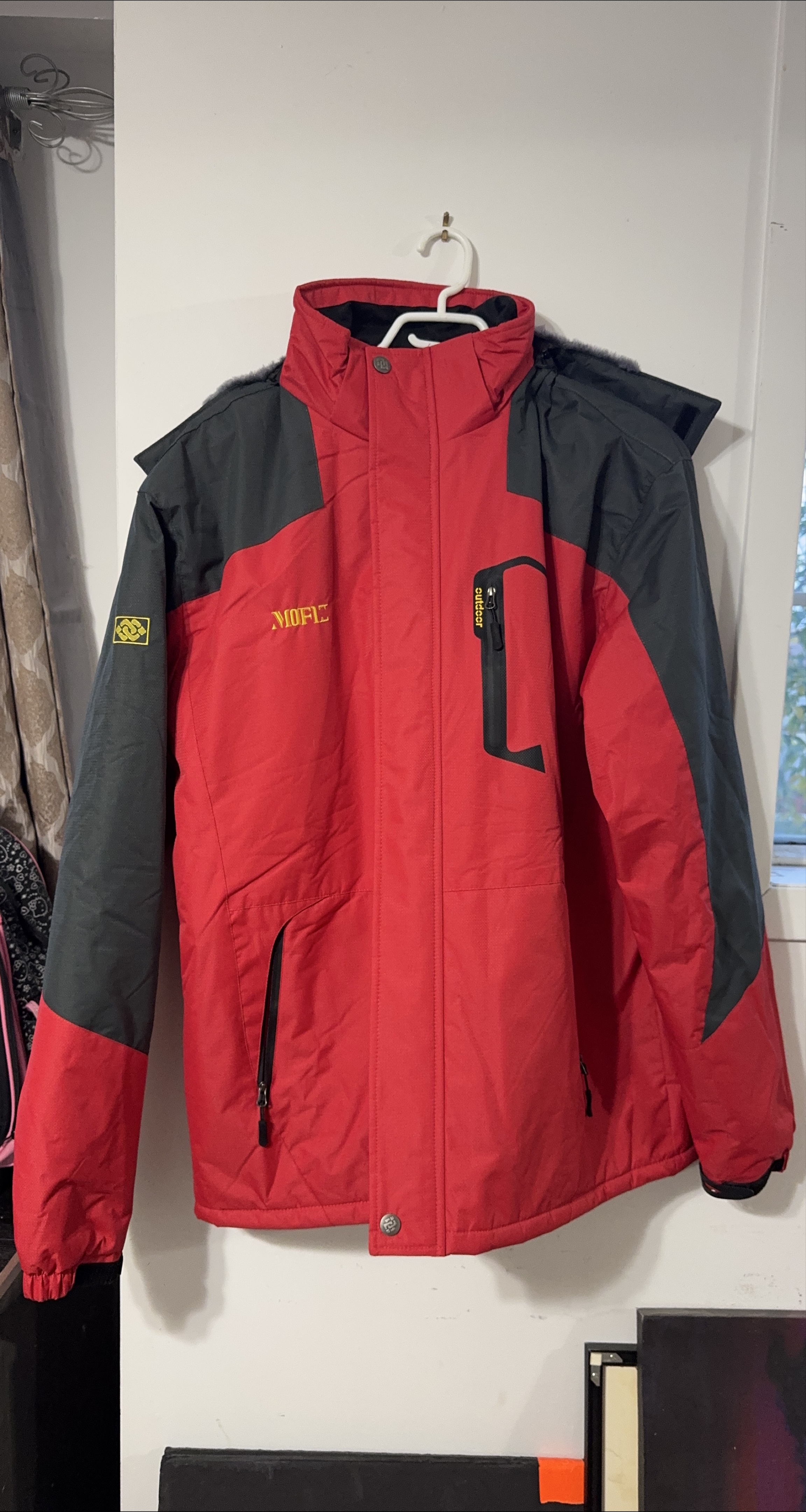 MOFIZ Red & Black Jacket - Size XL