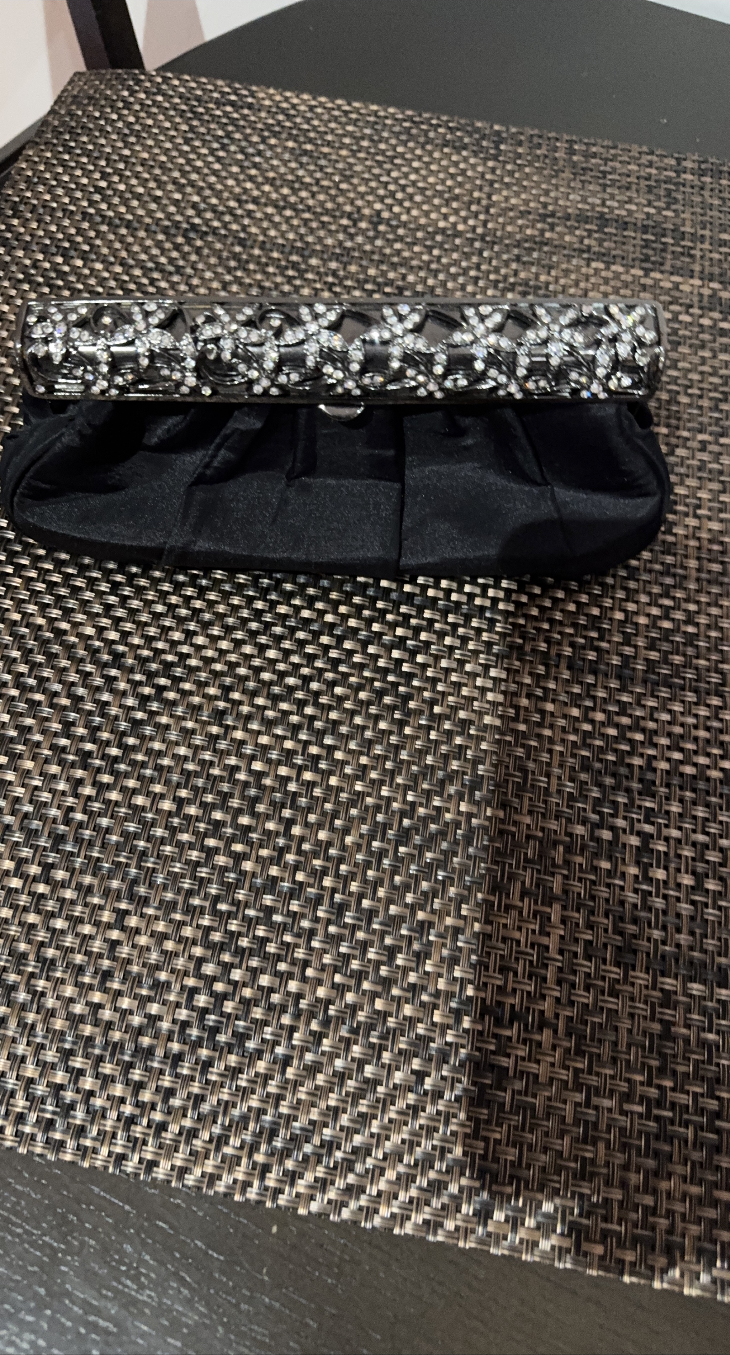 Black Embellished Clutch thumbnail