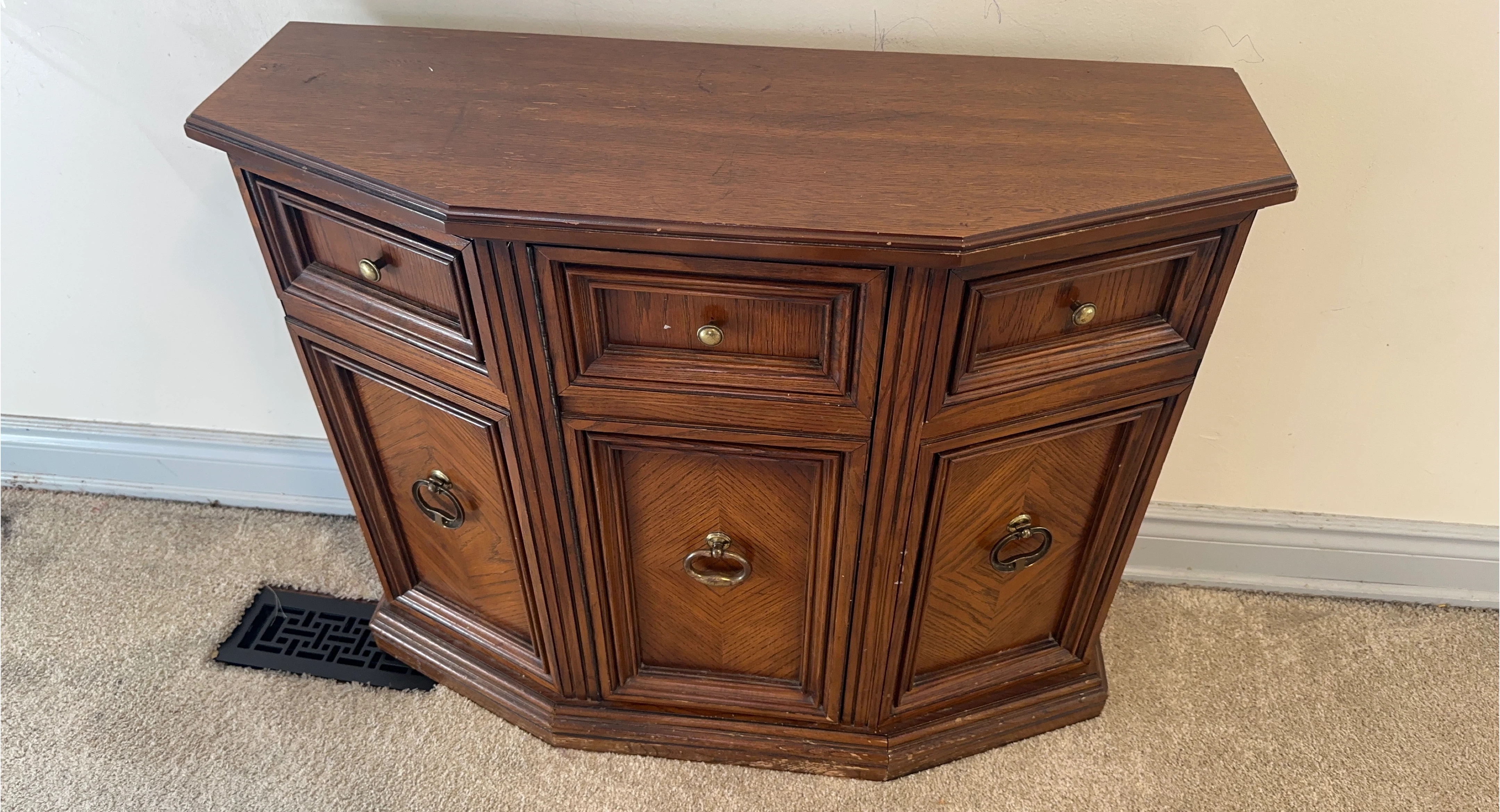 Vintage Wooden Side Table thumbnail