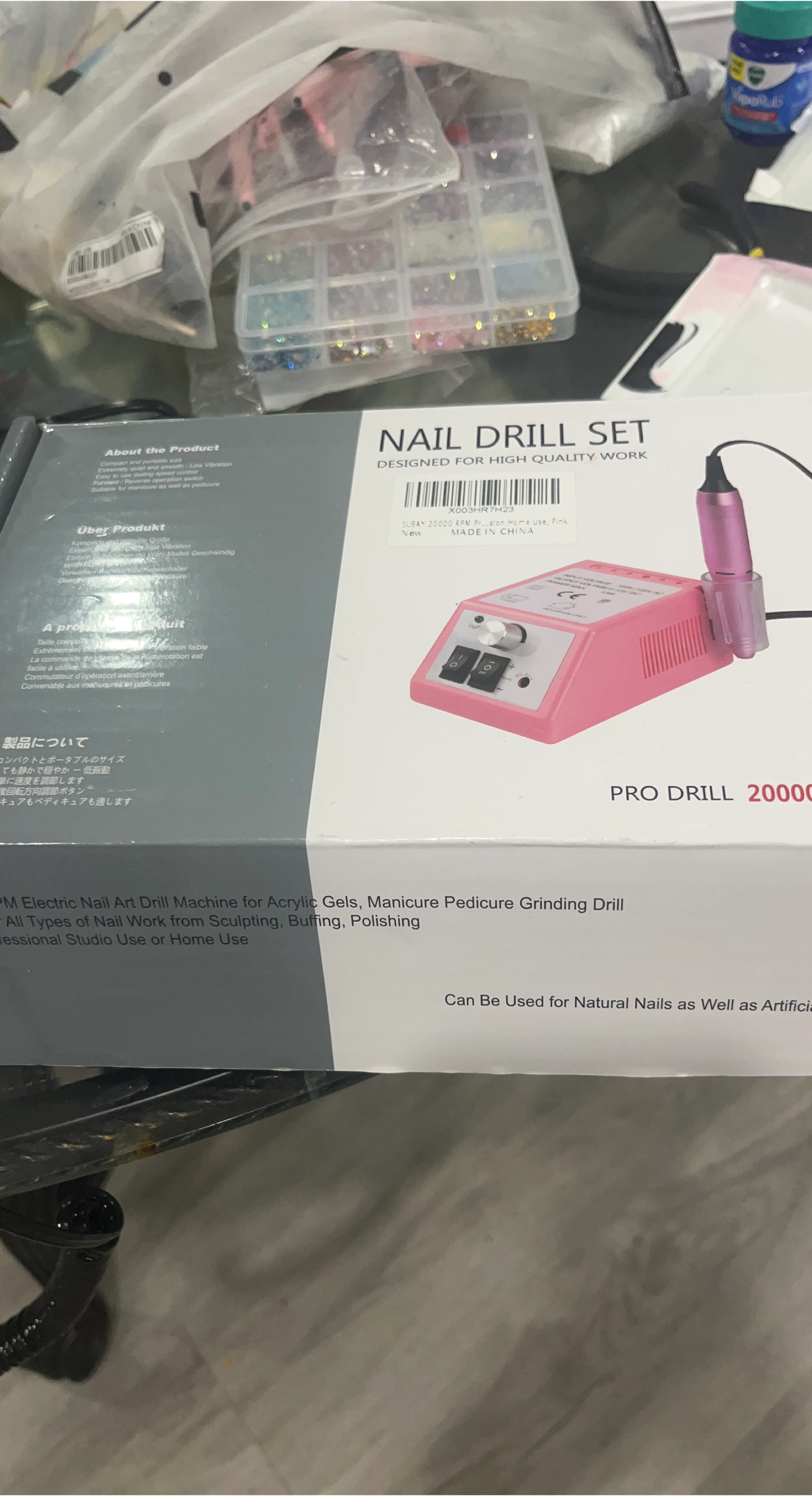 Nail Drill Set for Acrylic Gels thumbnail