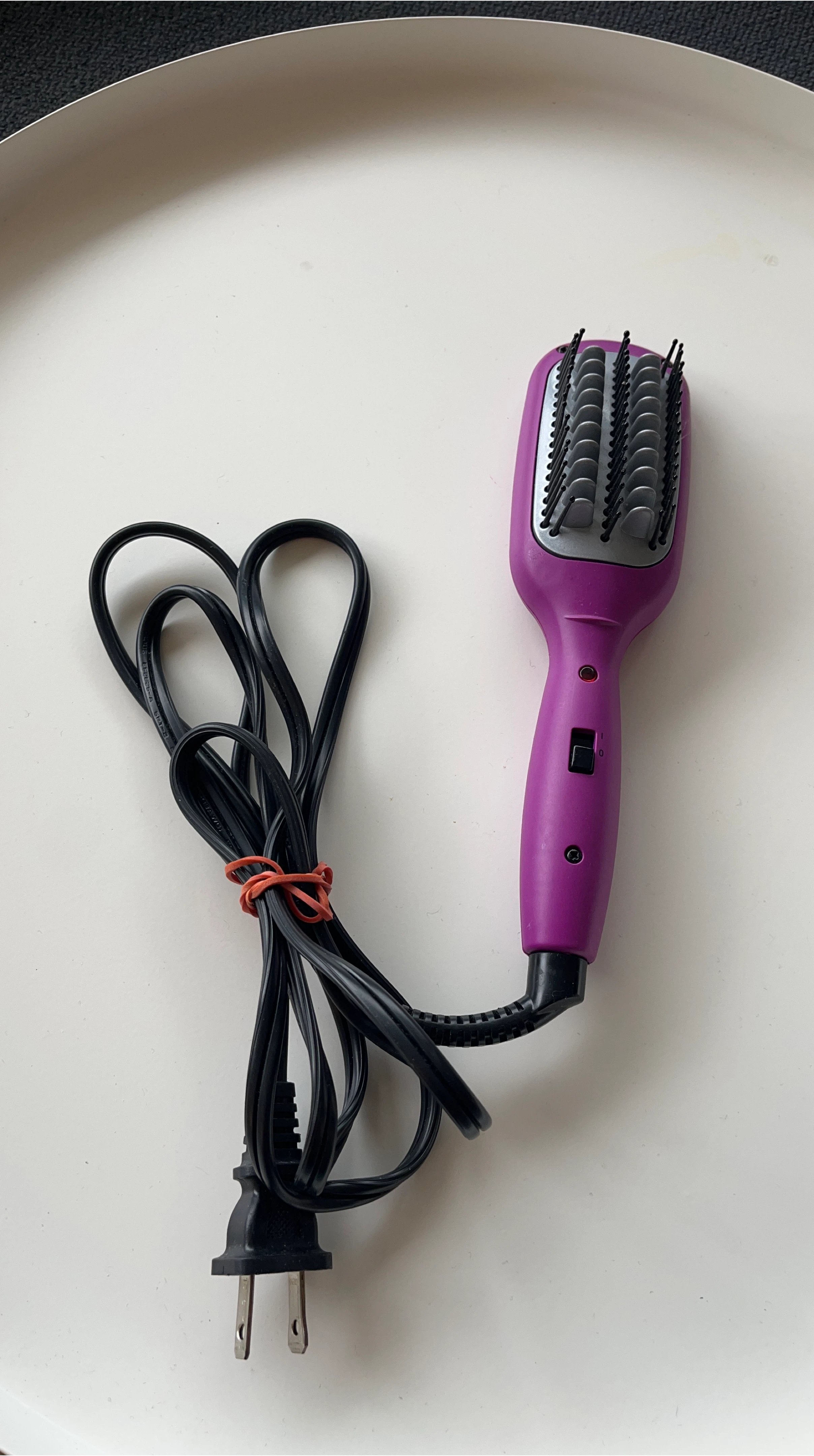 Purple Hair Straightening Brush thumbnail