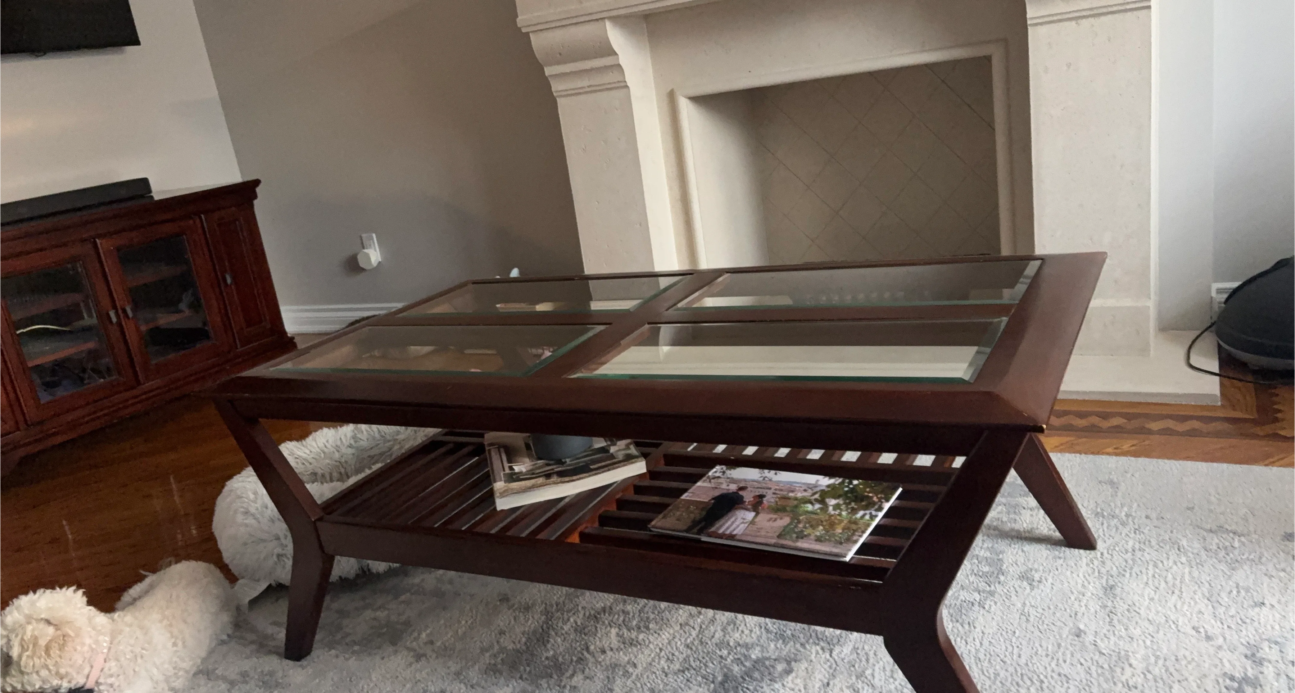 Glass Top Coffee Table