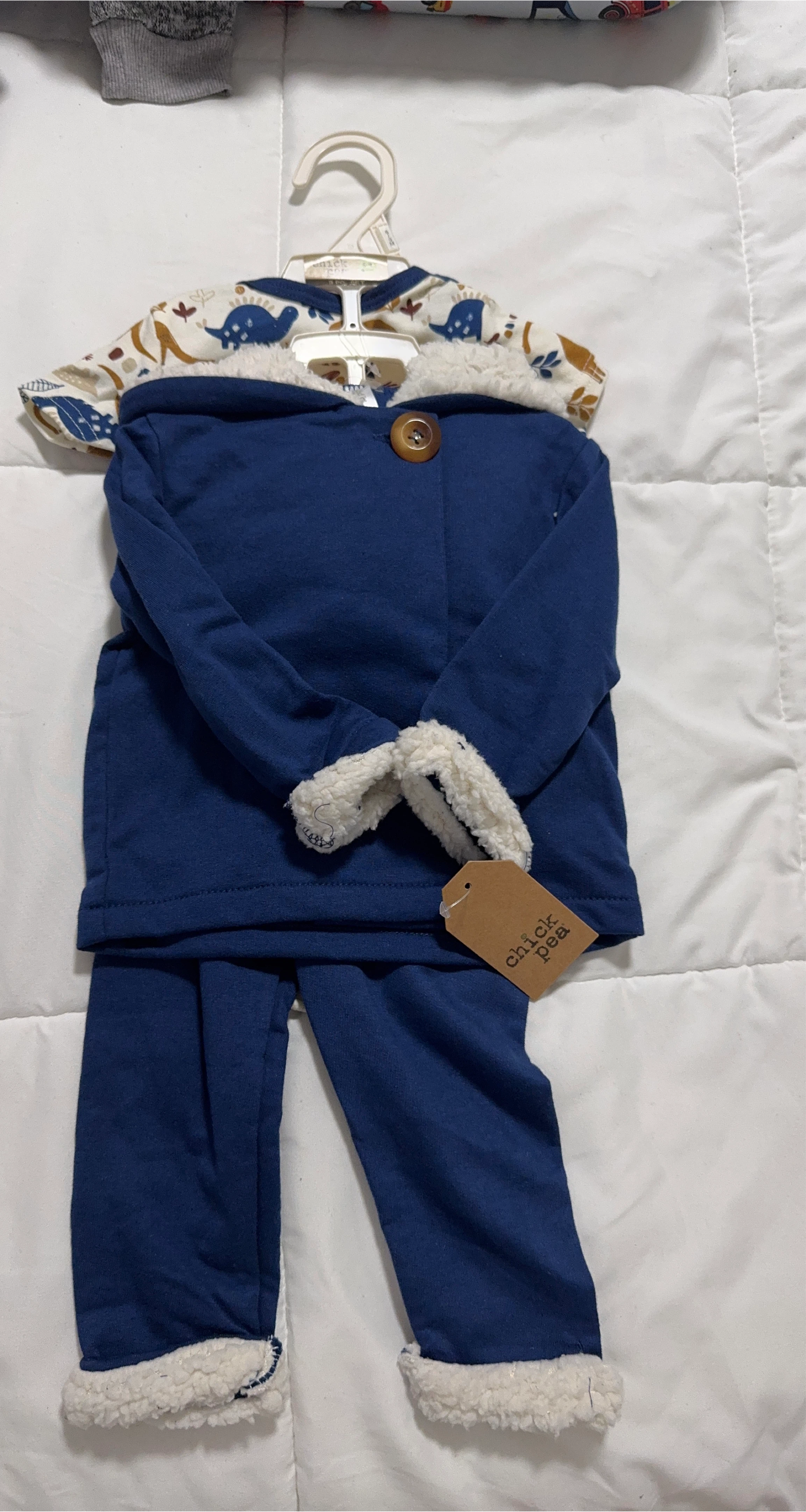 Chick Pea Baby Outfit - Blue thumbnail