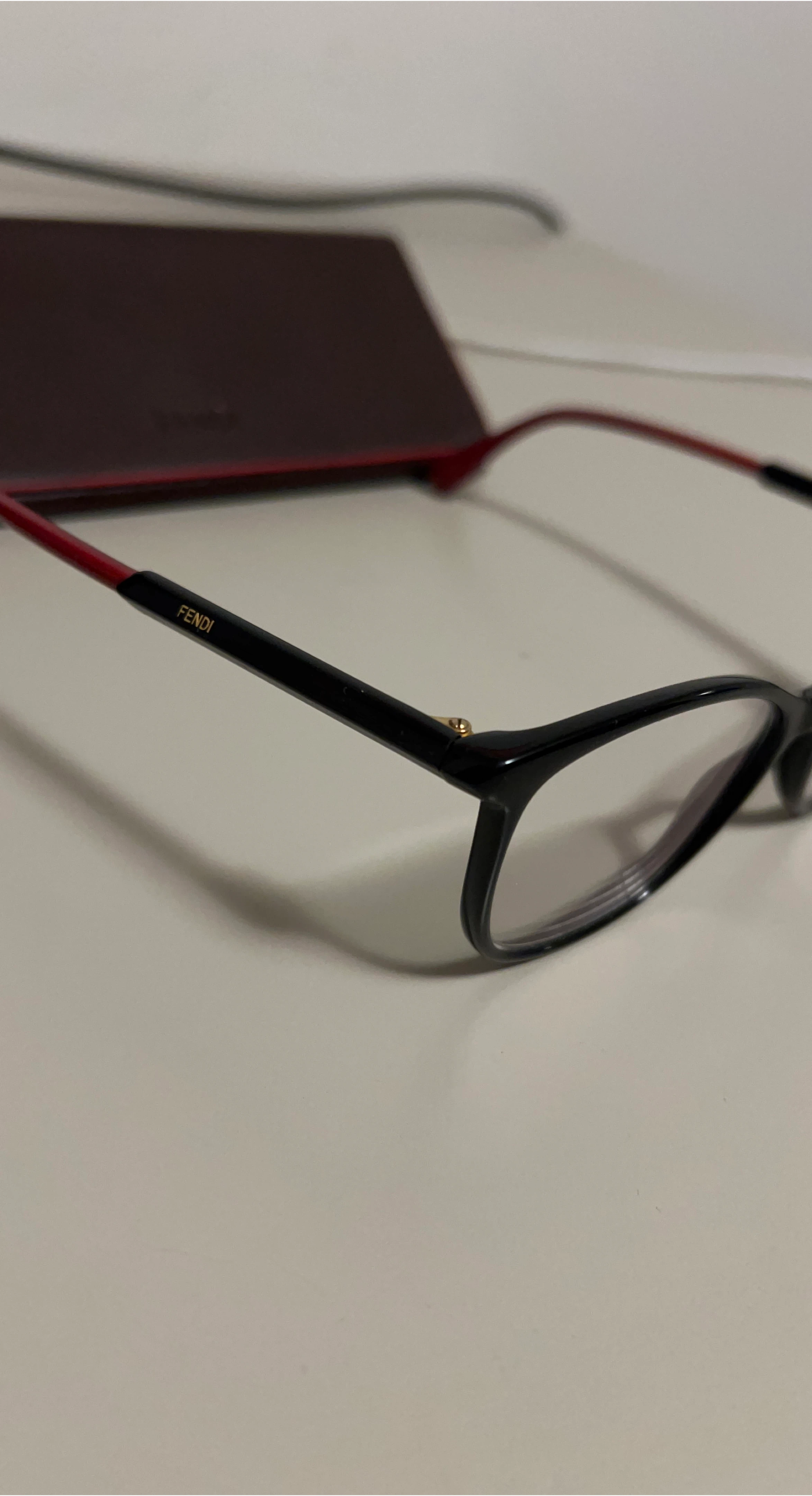 Fendi Eyeglasses - Black & Red Frames thumbnail