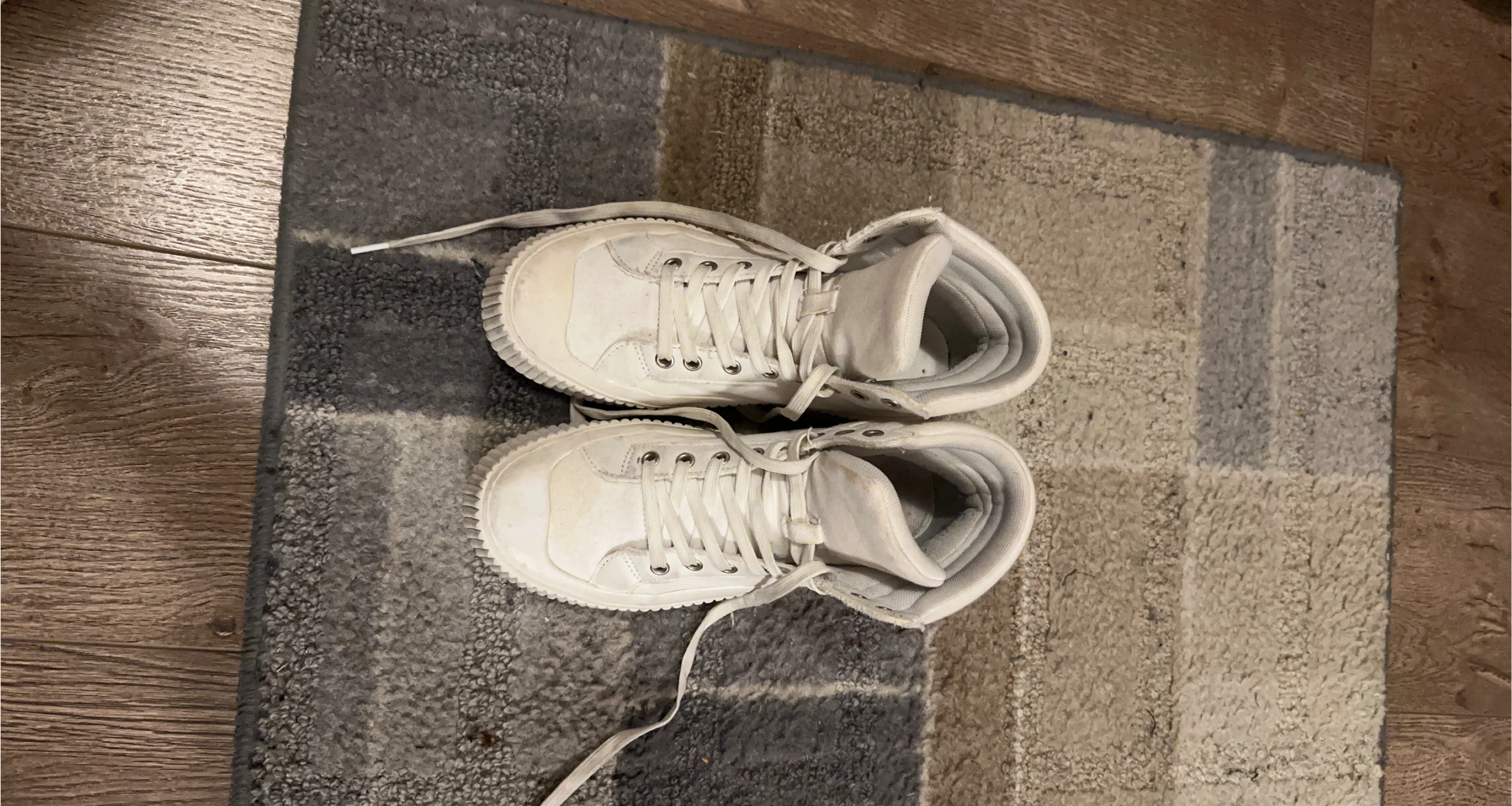 White High-Top Sneakers thumbnail