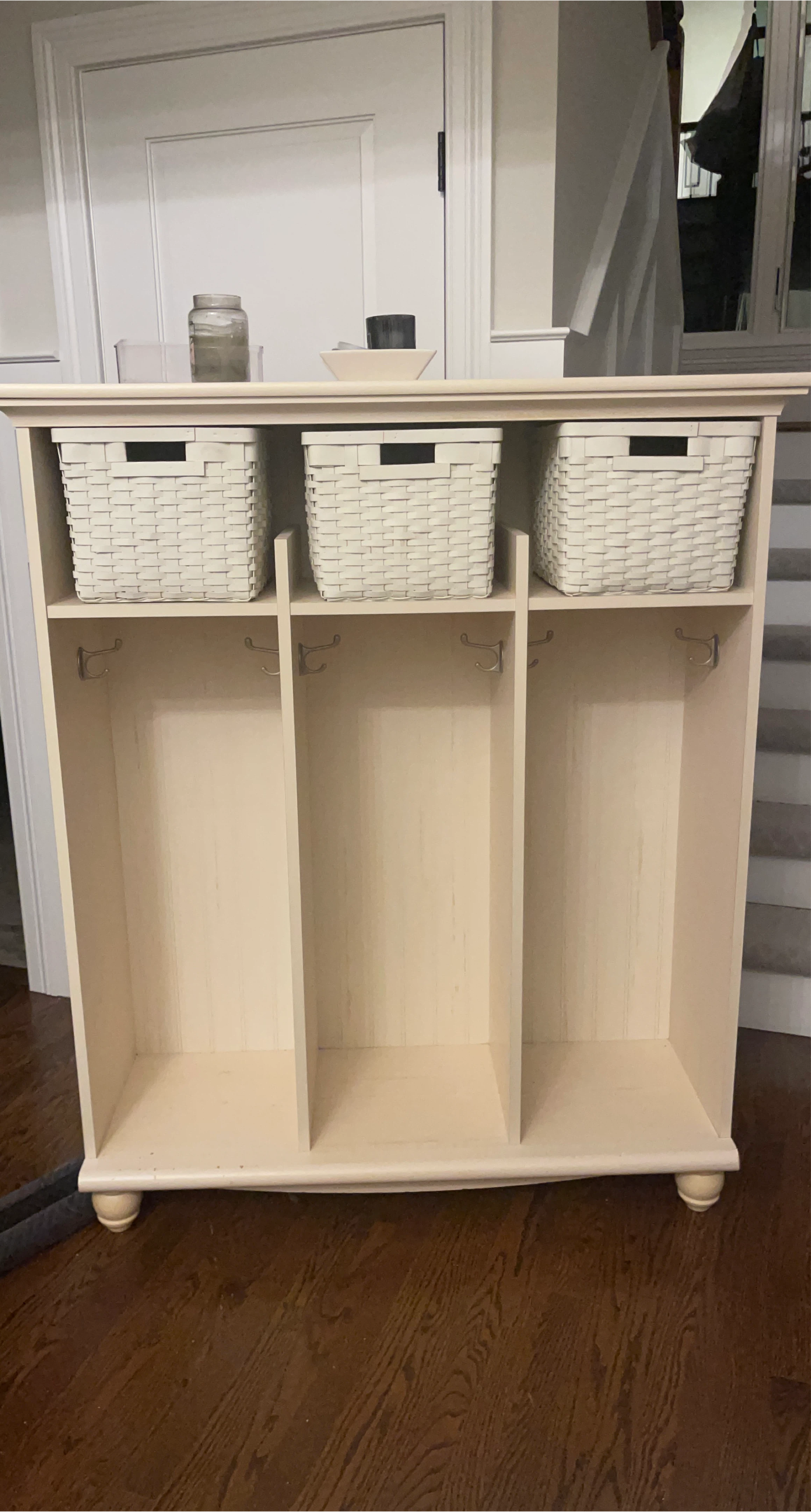 Entryway Organizer with Baskets