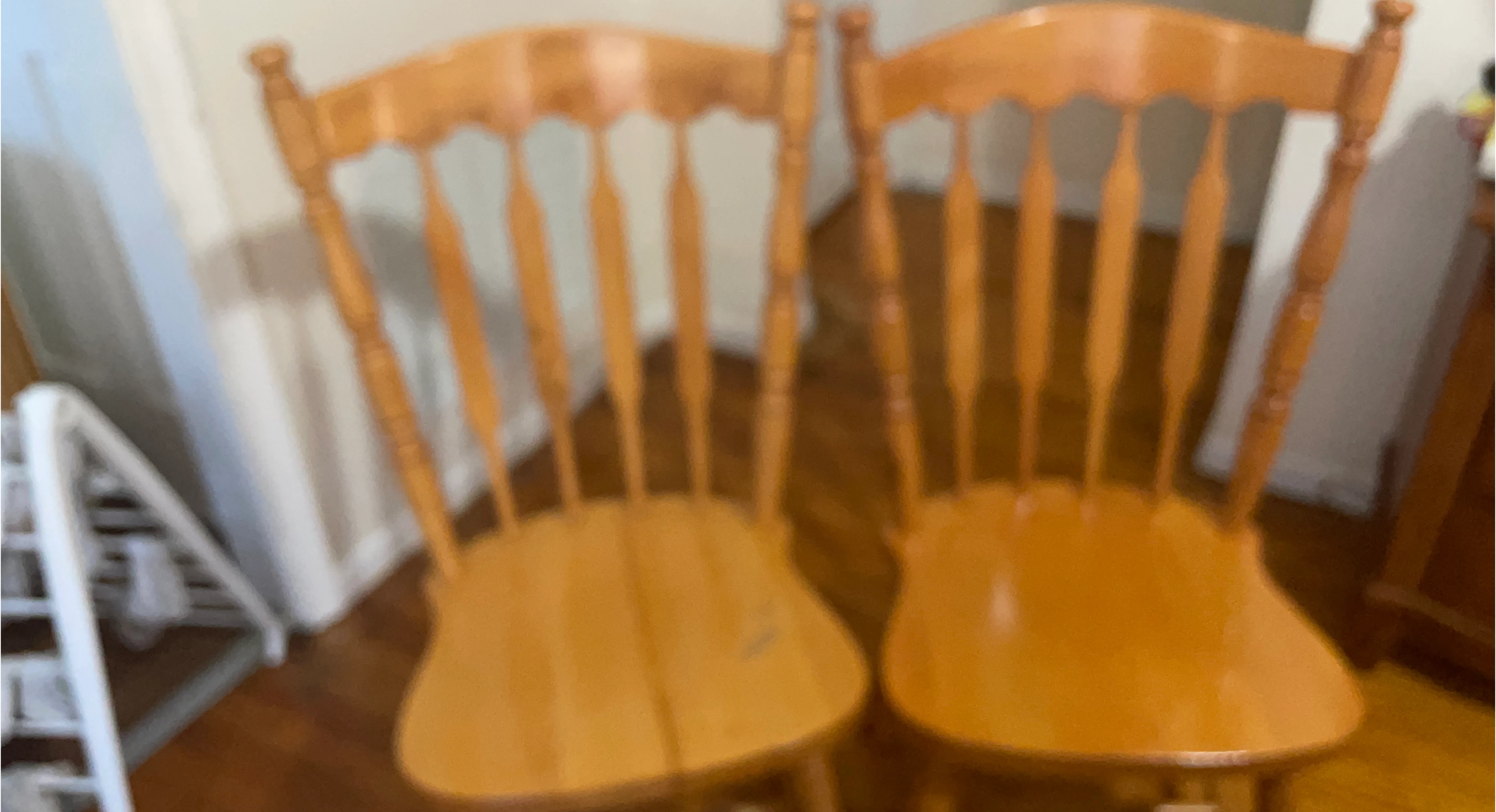 Wooden Dining Chairs - Set of 2