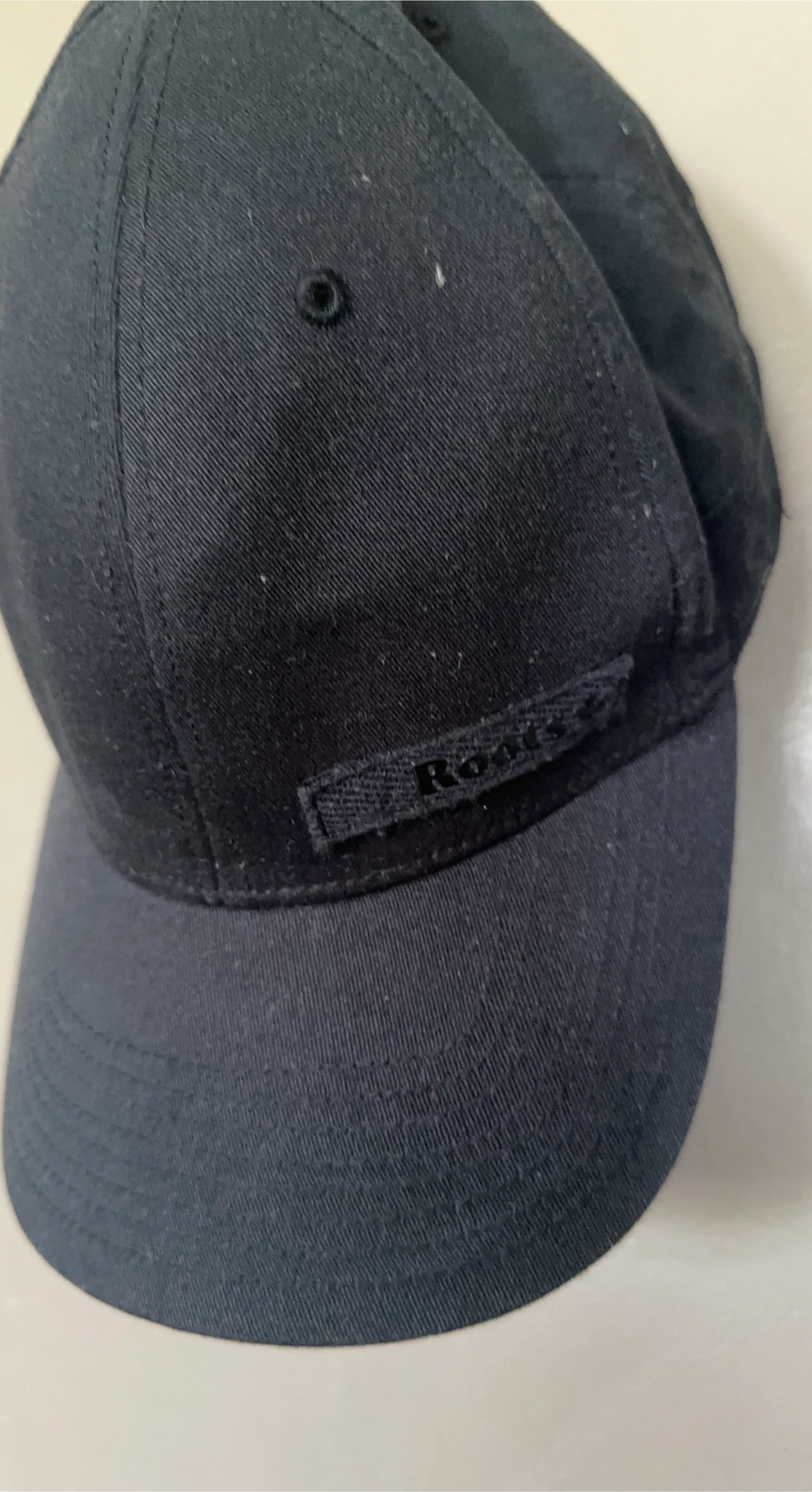 Roots Black Baseball Cap - L/XL thumbnail