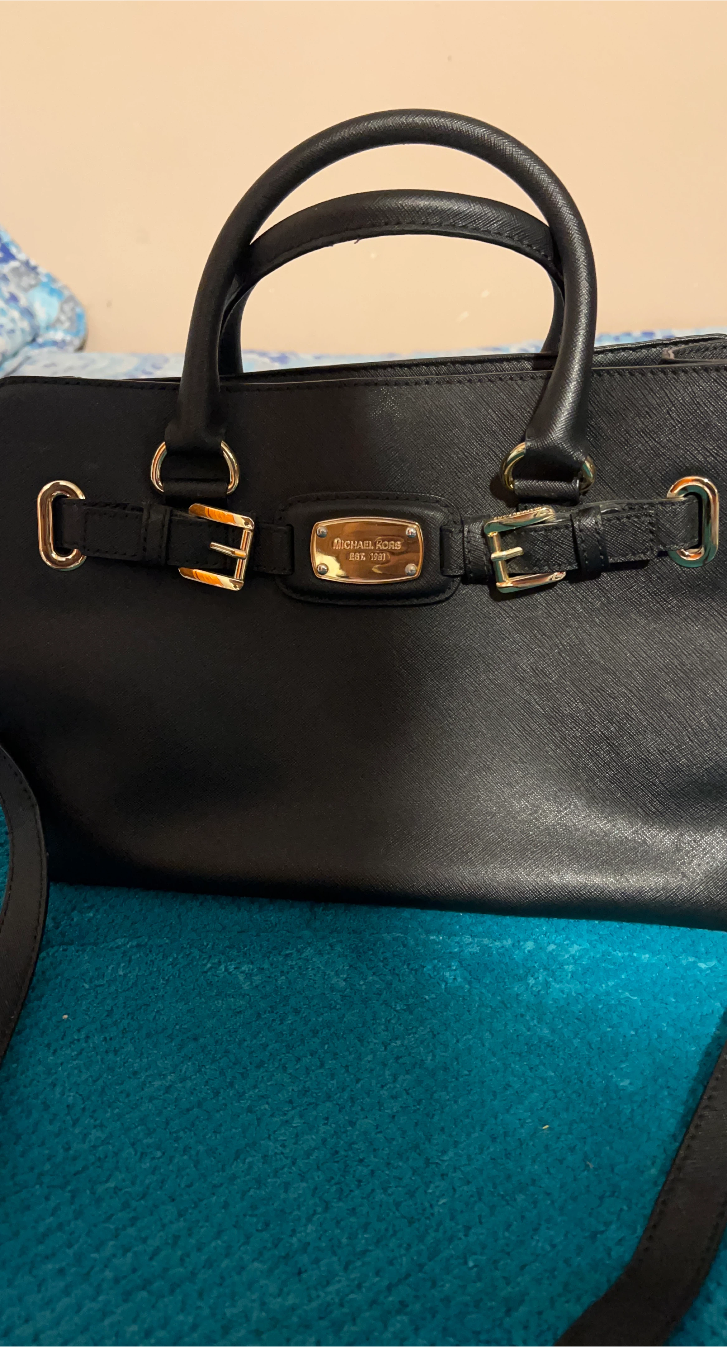 Michael Kors Black Satchel thumbnail