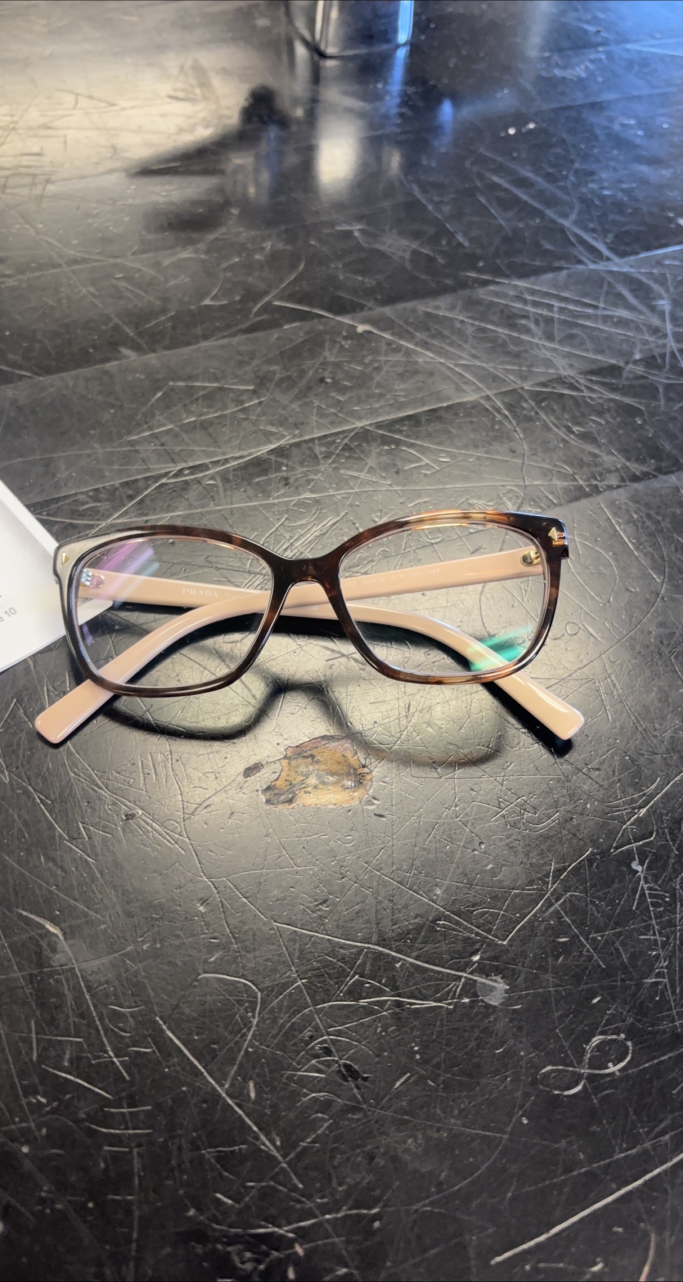 Prada Eyeglasses VPR 53U Tortoise