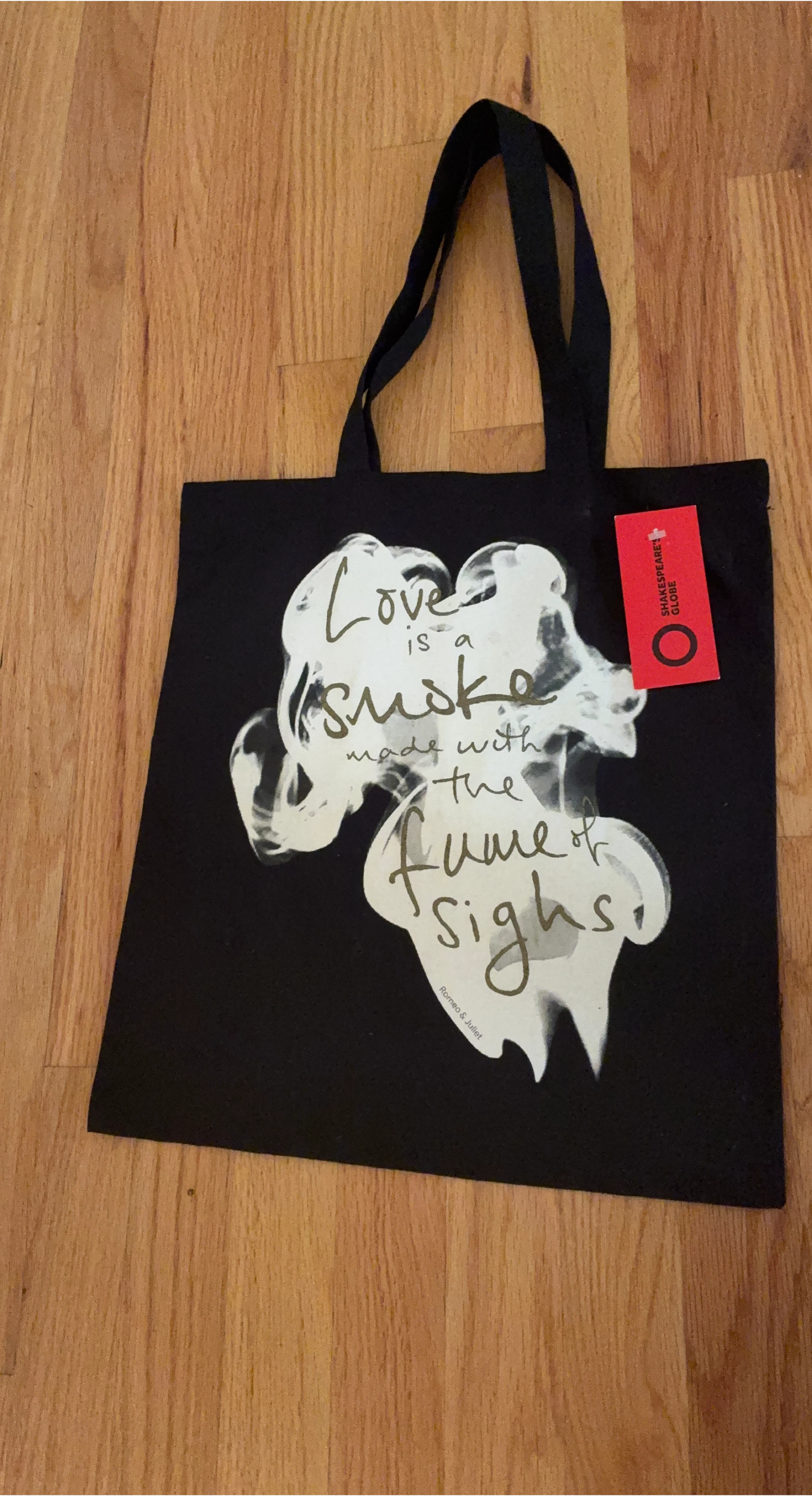 Shakespeare's Globe Black Tote Bag thumbnail