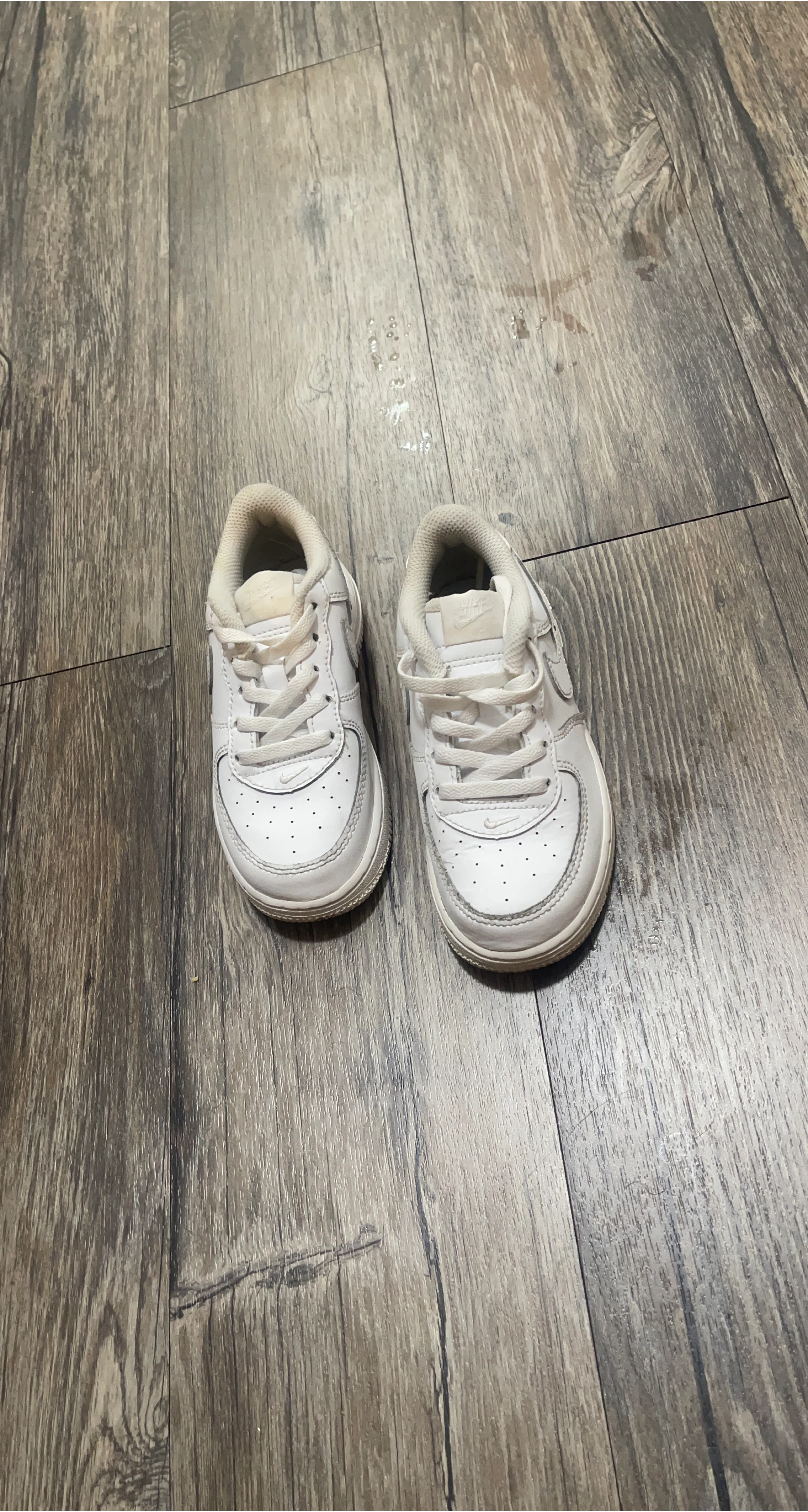 Nike Air Force 1 Toddler Shoes - White thumbnail