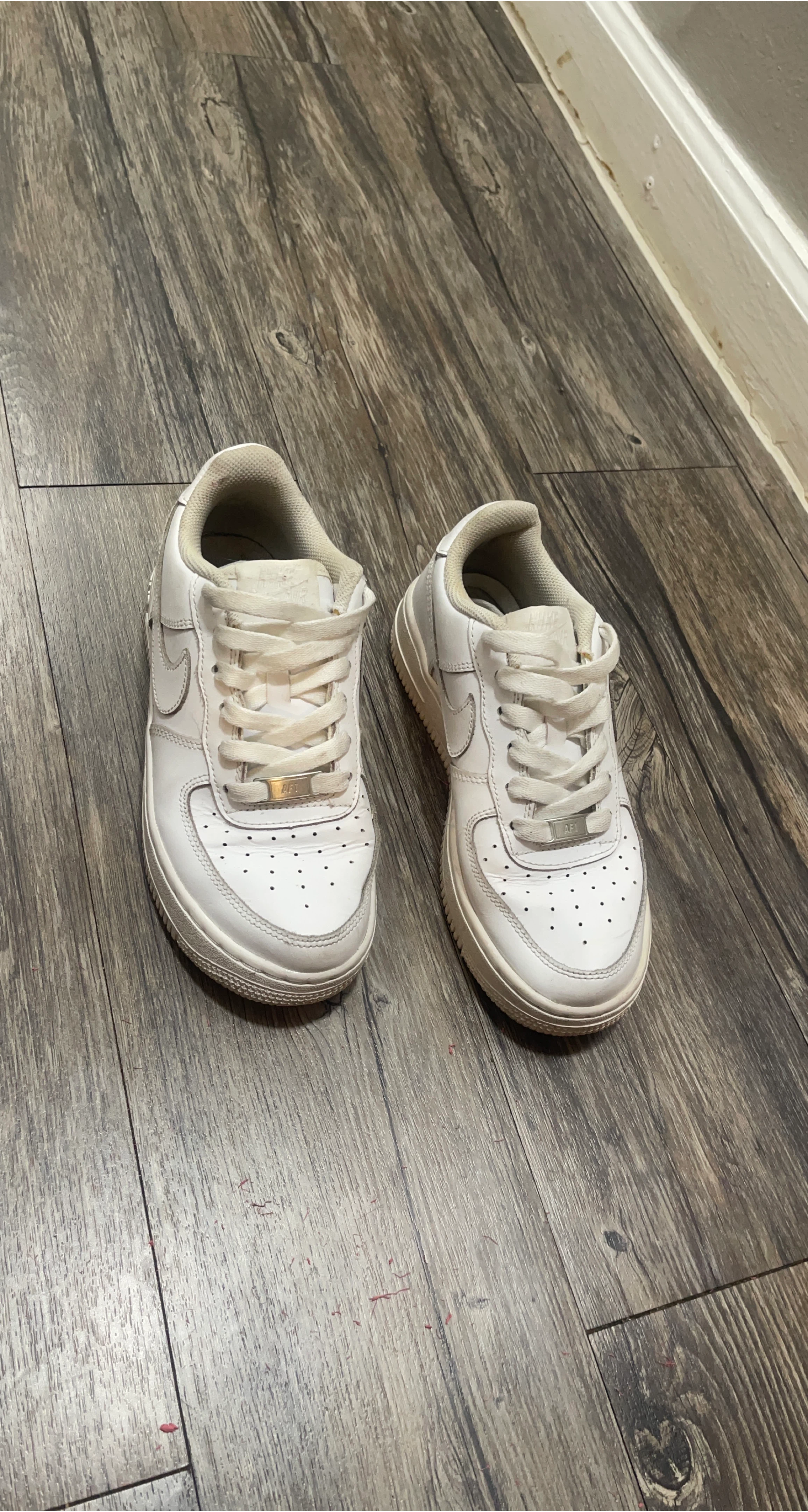 Nike Air Force 1 White Sneakers thumbnail