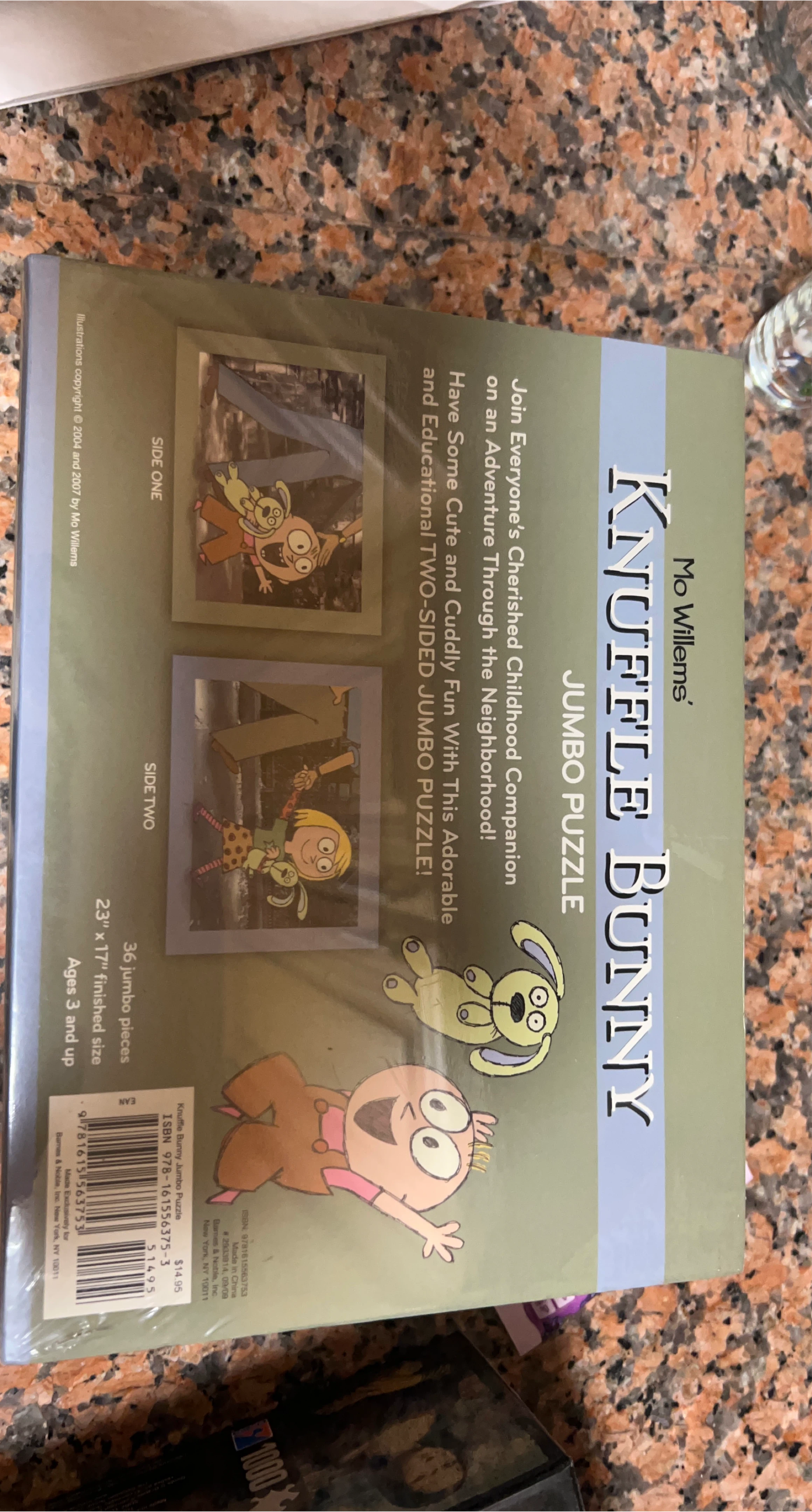Knuffle Bunny Jumbo Puzzle - 36 Pieces thumbnail