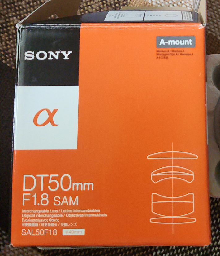 Sony DT 50mm F1.8 SAM Lens thumbnail