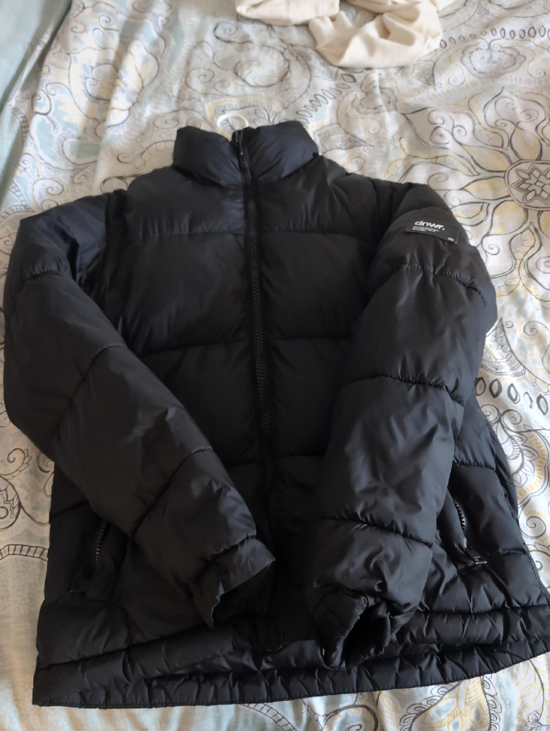 dnwr. Black Puffer Jacket thumbnail