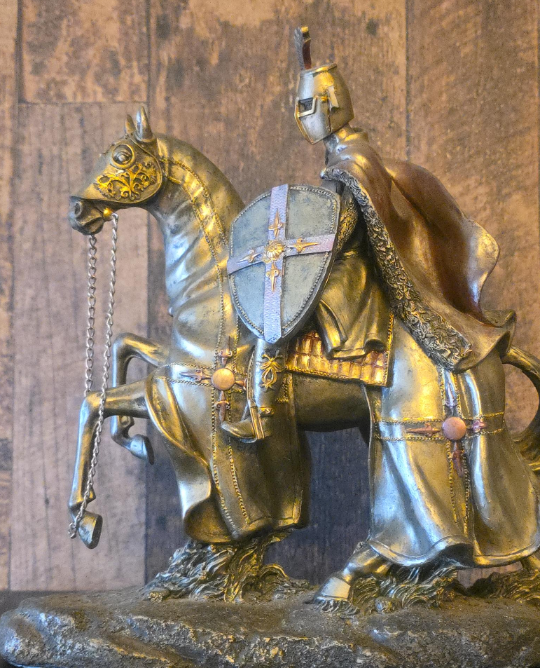 Knight on Horseback Figurine thumbnail