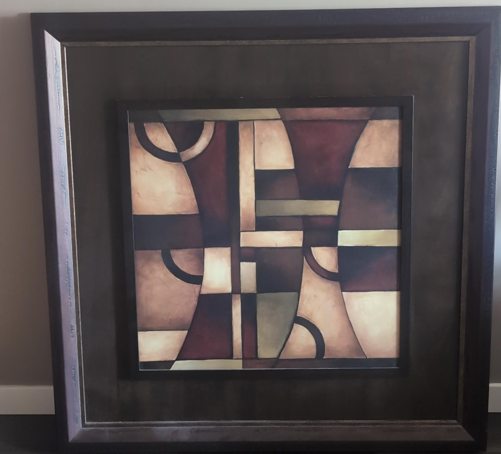 Framed Abstract Wall Art thumbnail
