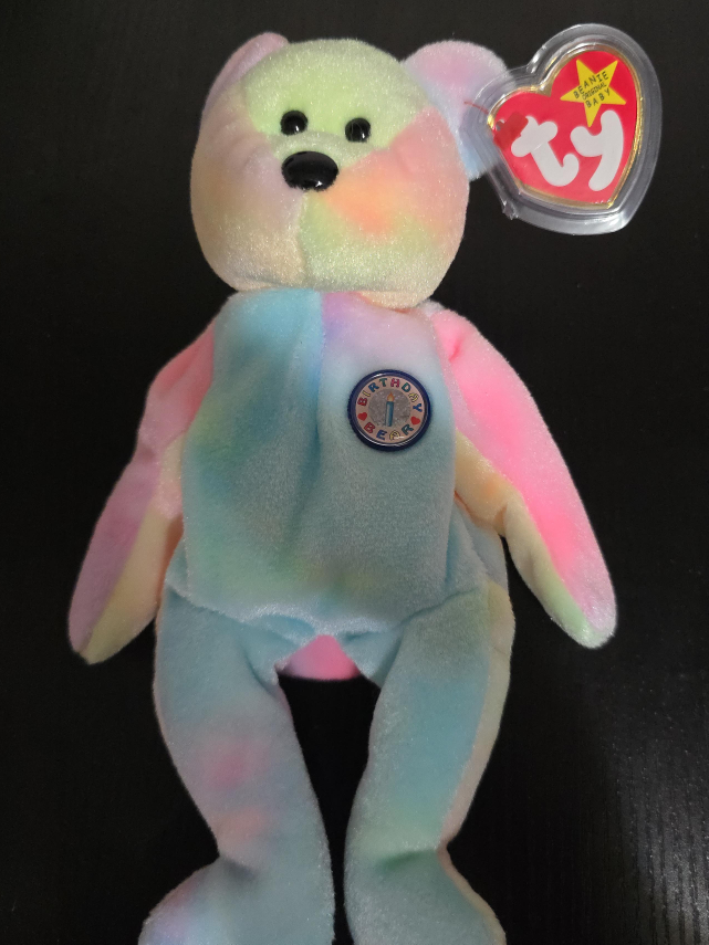 Ty Beanie Baby - Birthday Bear thumbnail