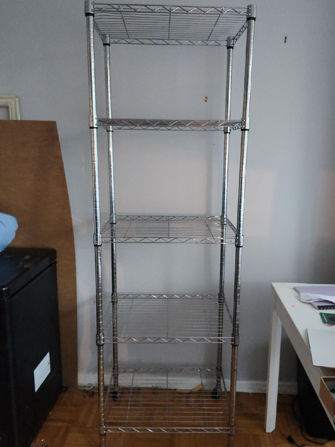 Chrome Wire Shelving Unit - 5 Tier thumbnail