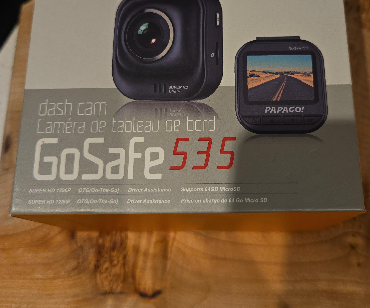PAPAGO! GoSafe 535 Dash Cam - Super HD 1296P thumbnail