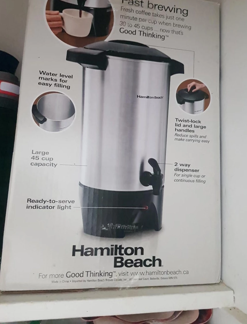 Hamilton Beach 45-Cup Coffee Urn thumbnail
