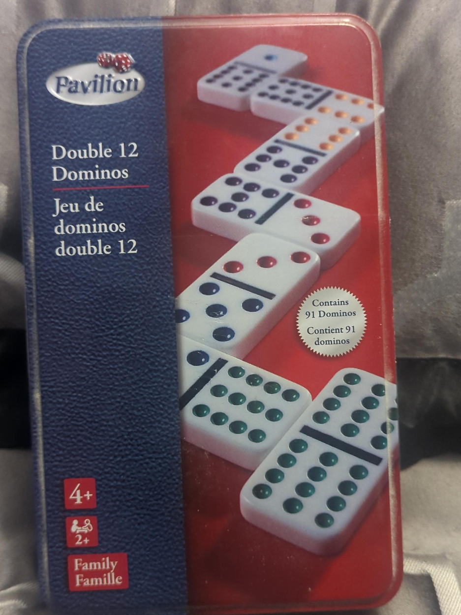 Pavilion Double 12 Dominoes Set - Family Game thumbnail