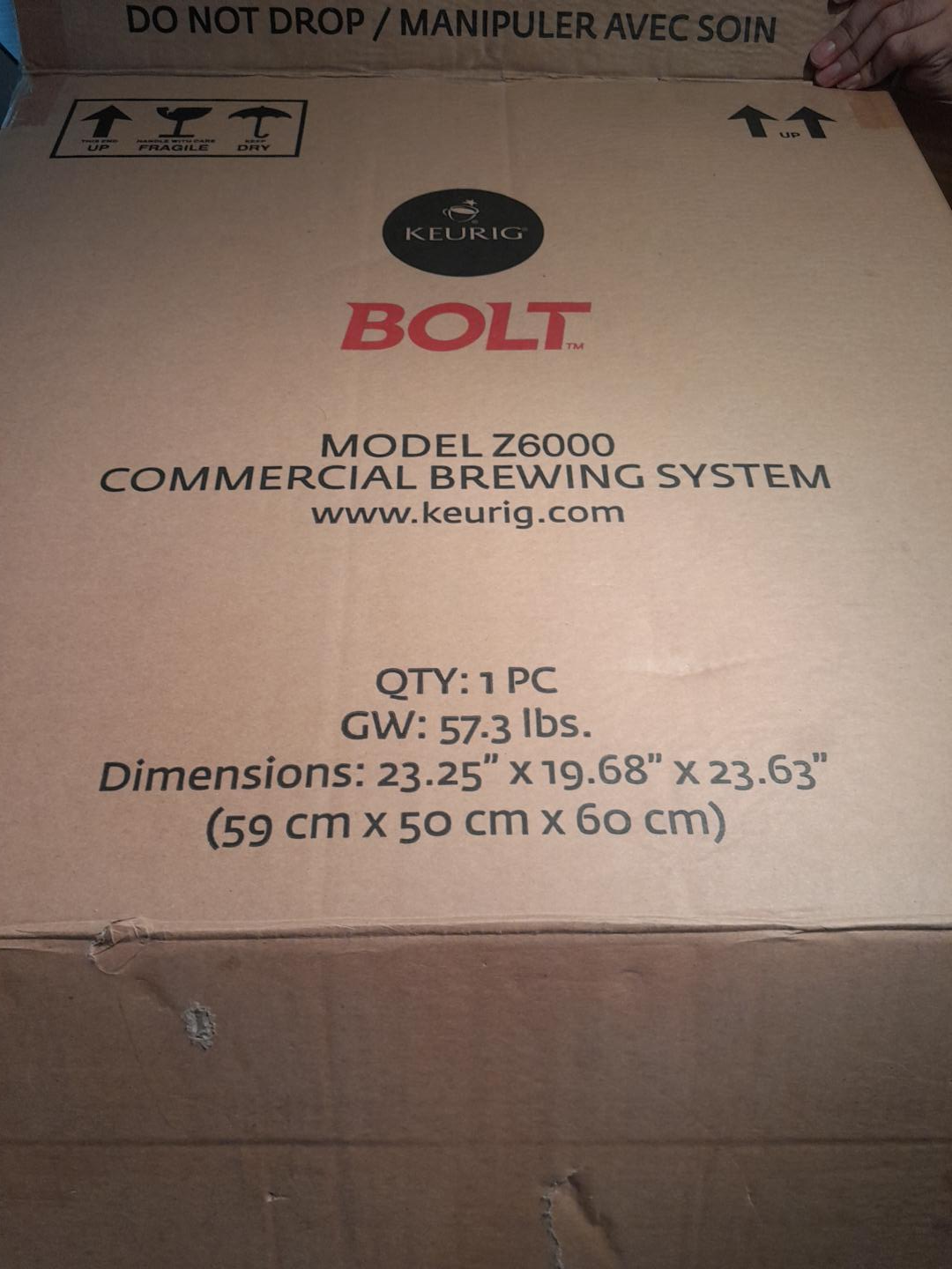 Keurig Bolt Z6000 Commercial Brewing System - NEW thumbnail