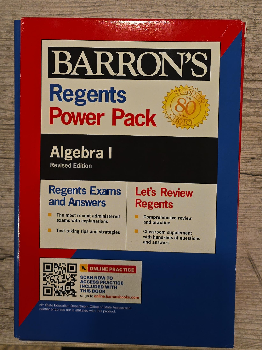 Barron's Regents Power Pack Algebra I thumbnail