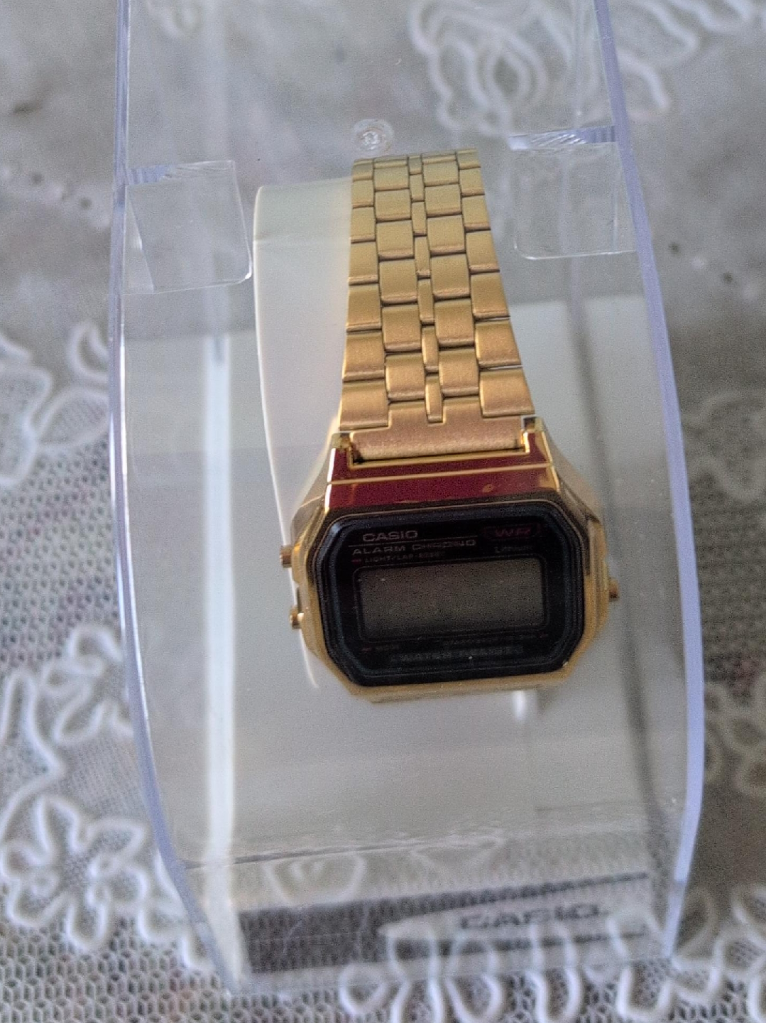 Casio A158WEA-9 Gold Digital Watch - New in Box! thumbnail