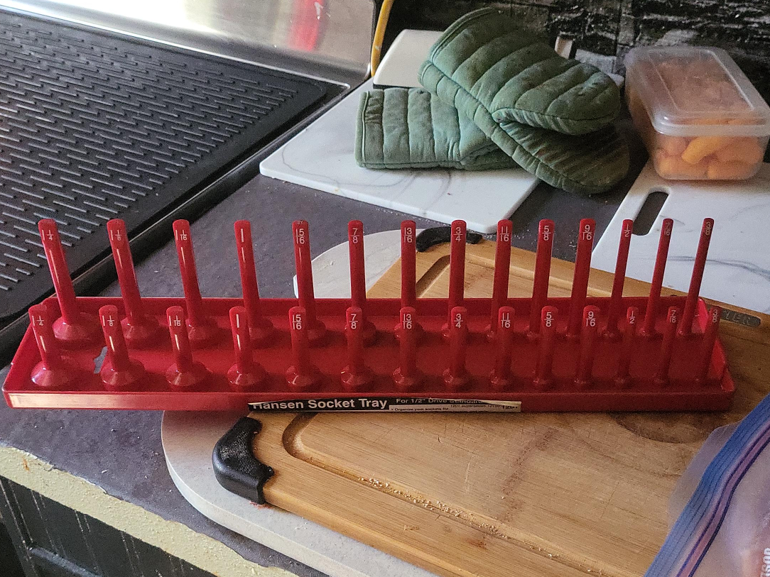 Hansen Socket Tray - 1/2" Drive Standard thumbnail