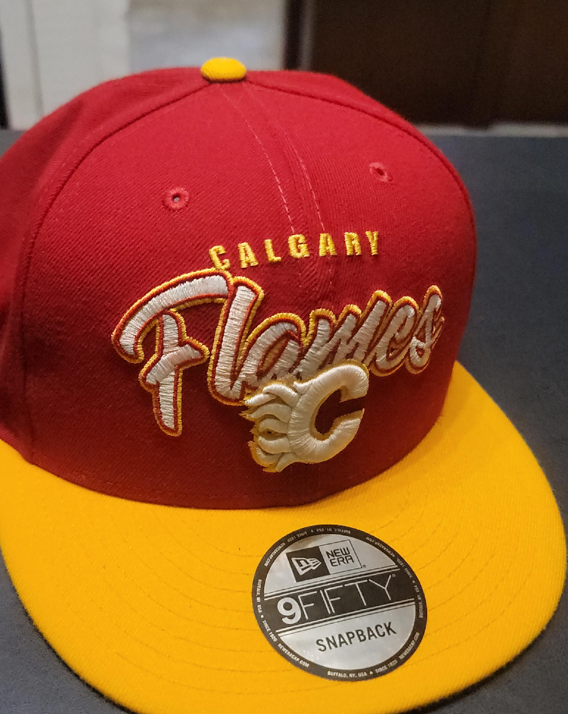 Calgary Flames New Era 9FIFTY Snapback Hat thumbnail