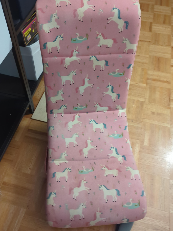 Pink Unicorn Gaming Chair thumbnail