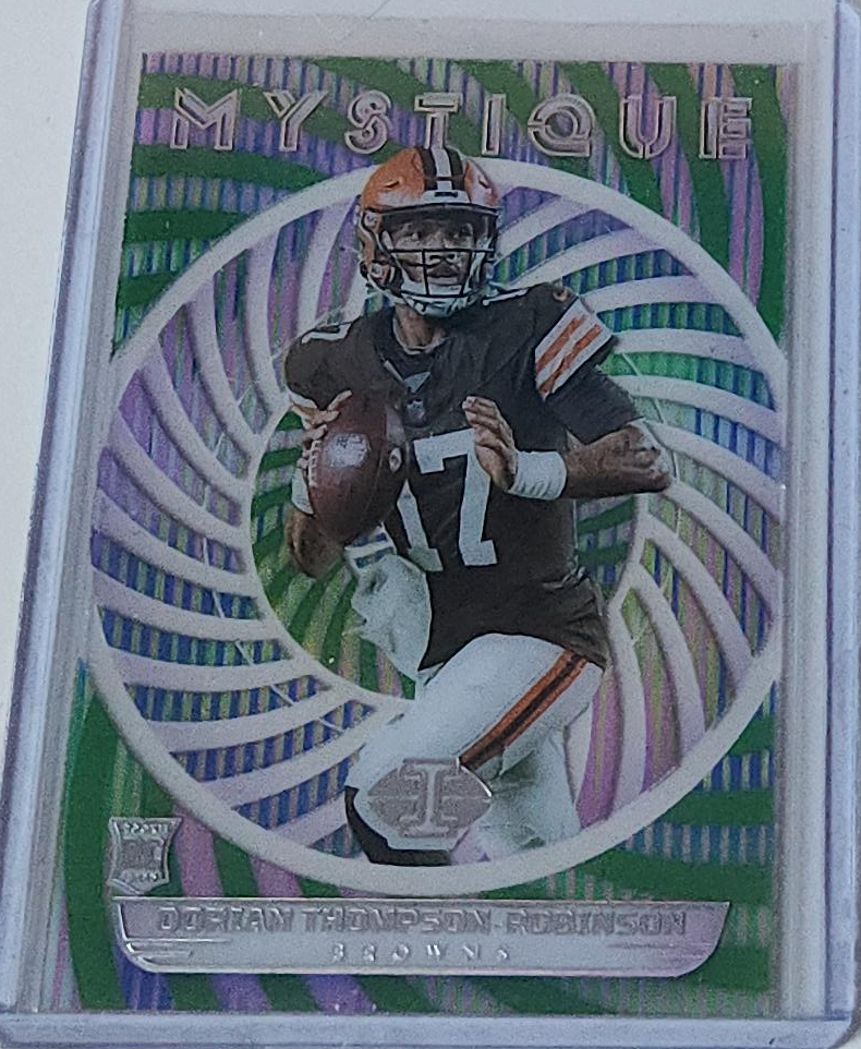 Dorian Thompson-Robinson Panini Mystique Football Card image indicator(1)