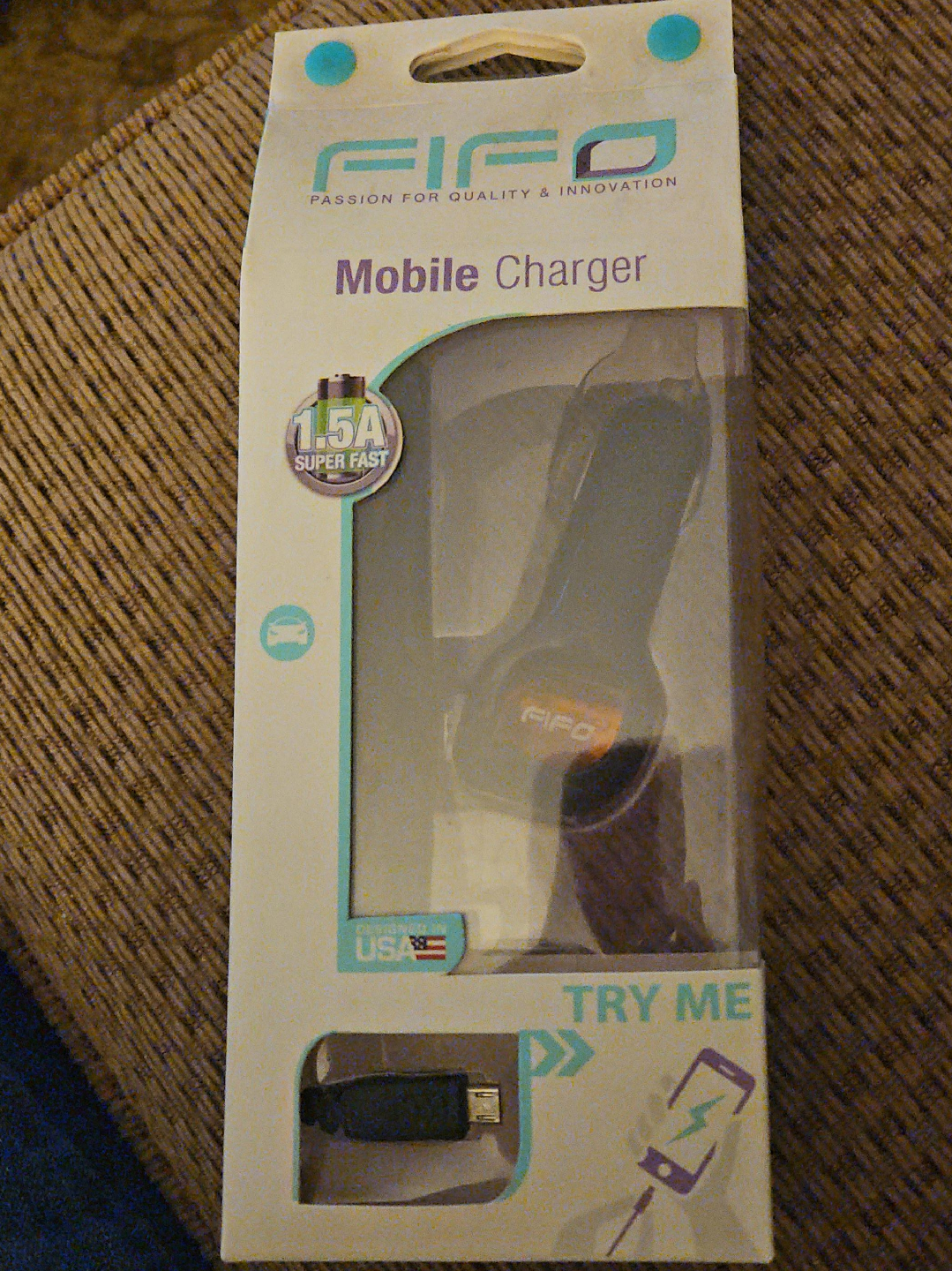 FIFO Mobile Charger - New in Box! Micro USB thumbnail