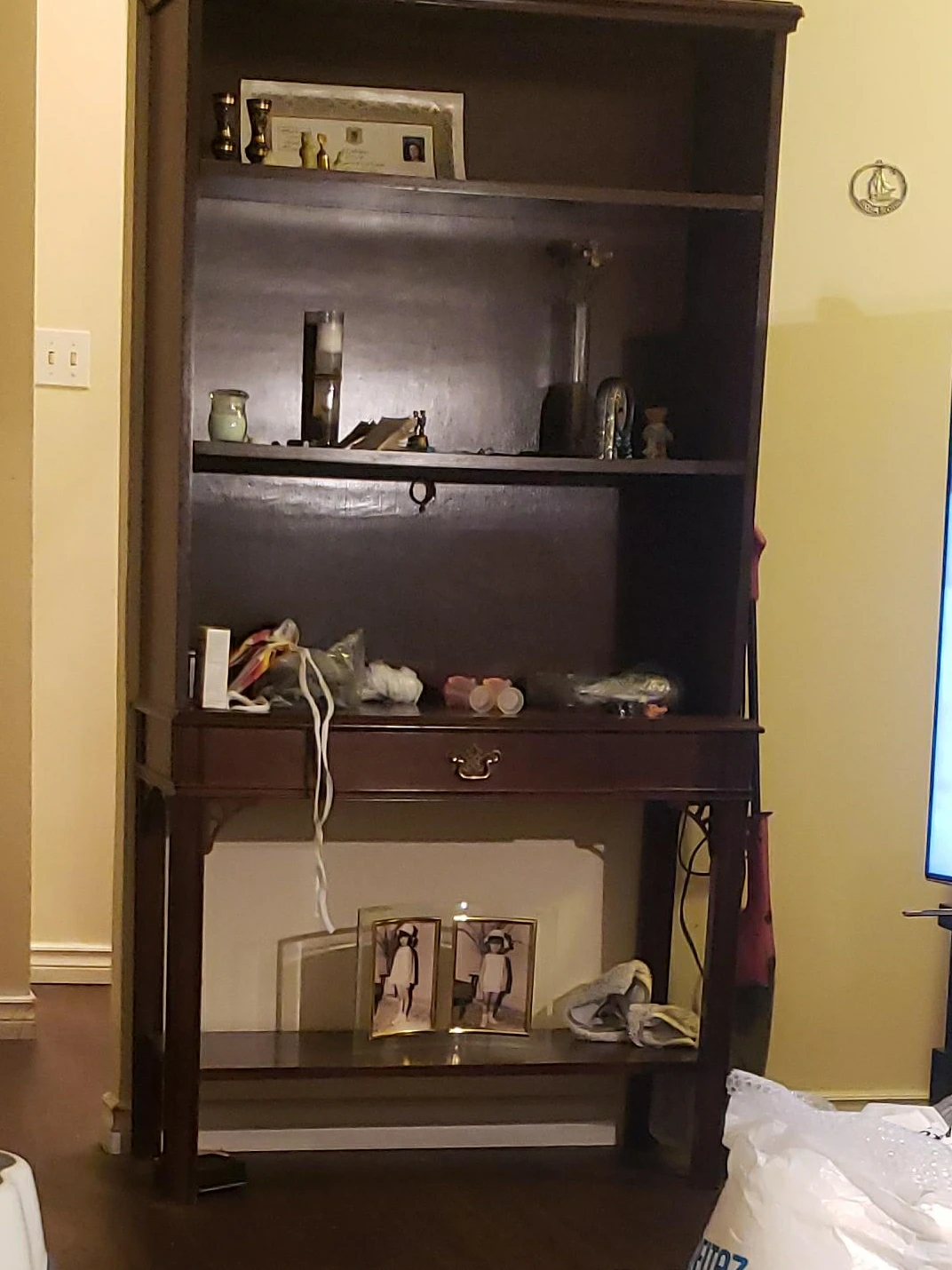 Brown Wooden Bookcase thumbnail