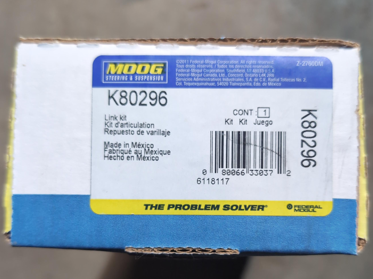 Moog K80296 Link Kit - New in Box! - photo 2