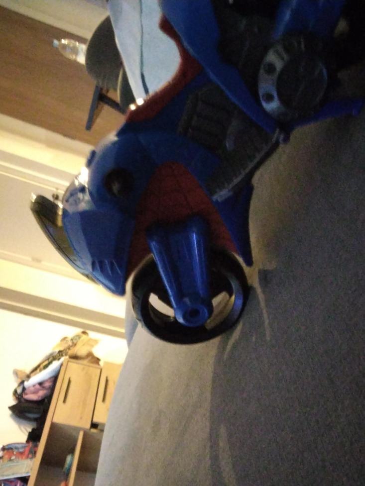 Toy Motorcycle - Blue and Red thumbnail