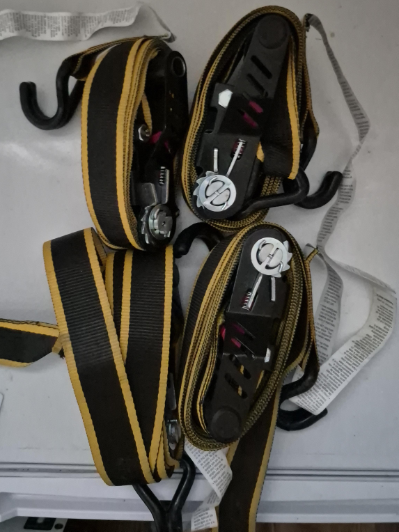 Ratchet Tie Down Straps - Set of 4