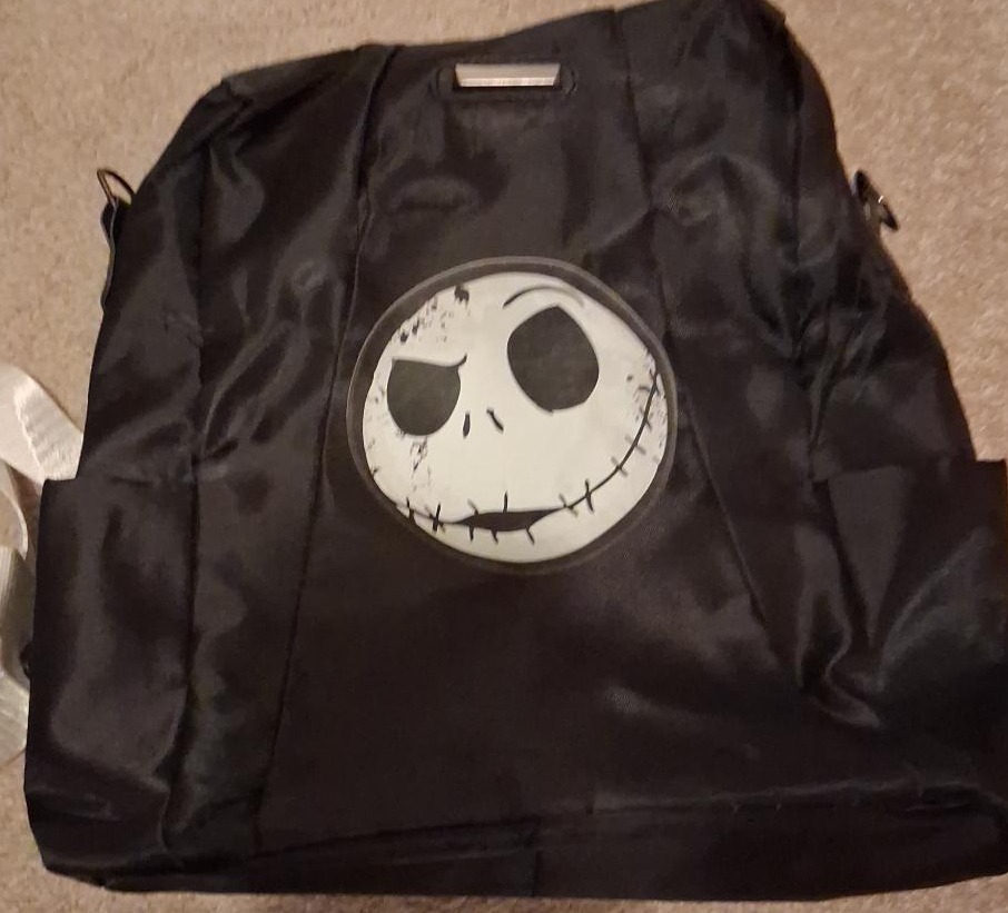 Nightmare Before Christmas Black Backpack 🥕 thumbnail
