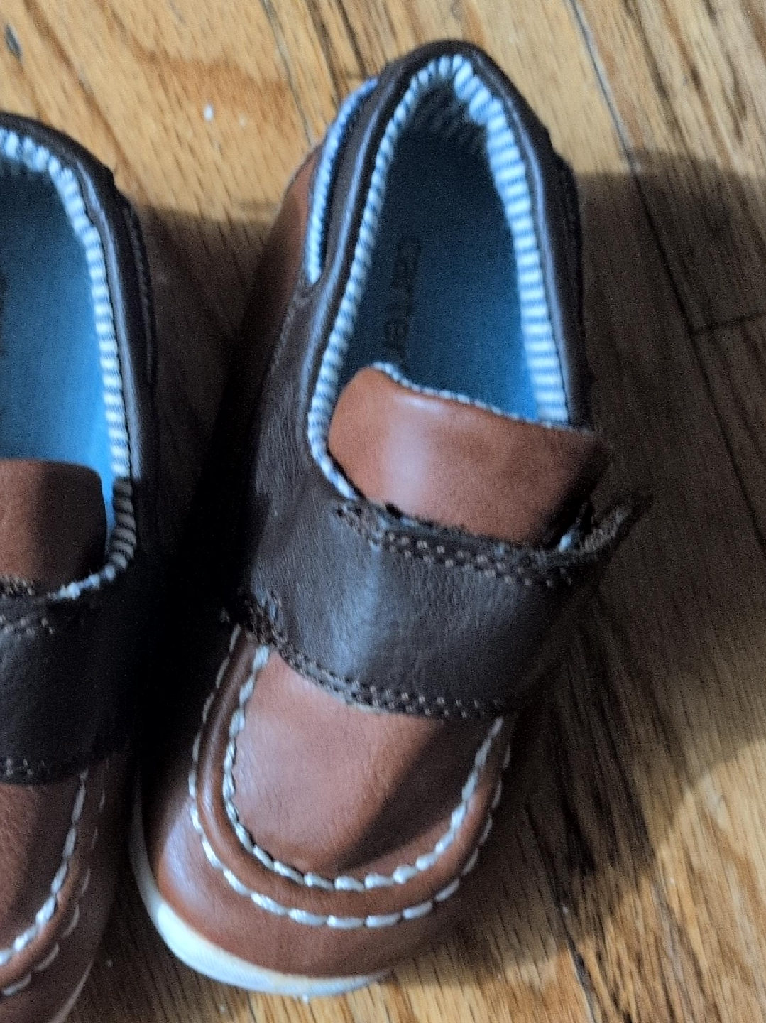 Carter's Brown Baby Shoes thumbnail