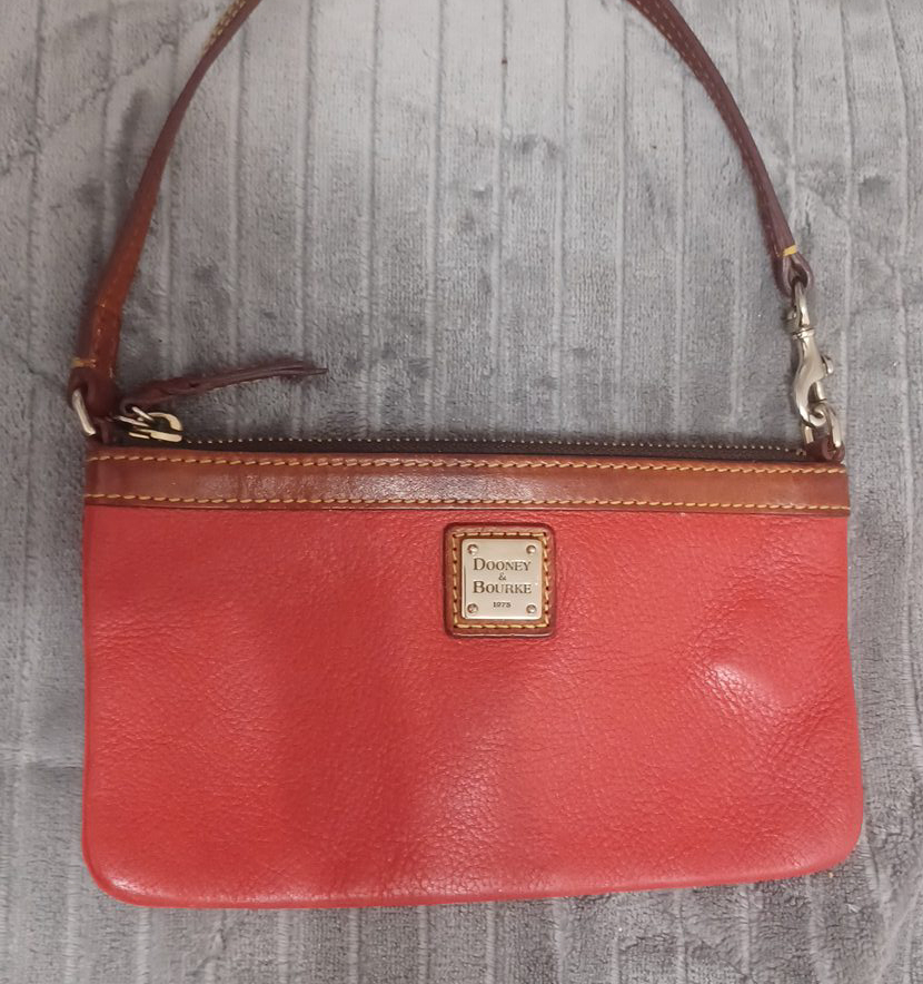 Dooney & Bourke Coral Leather Wristlet thumbnail
