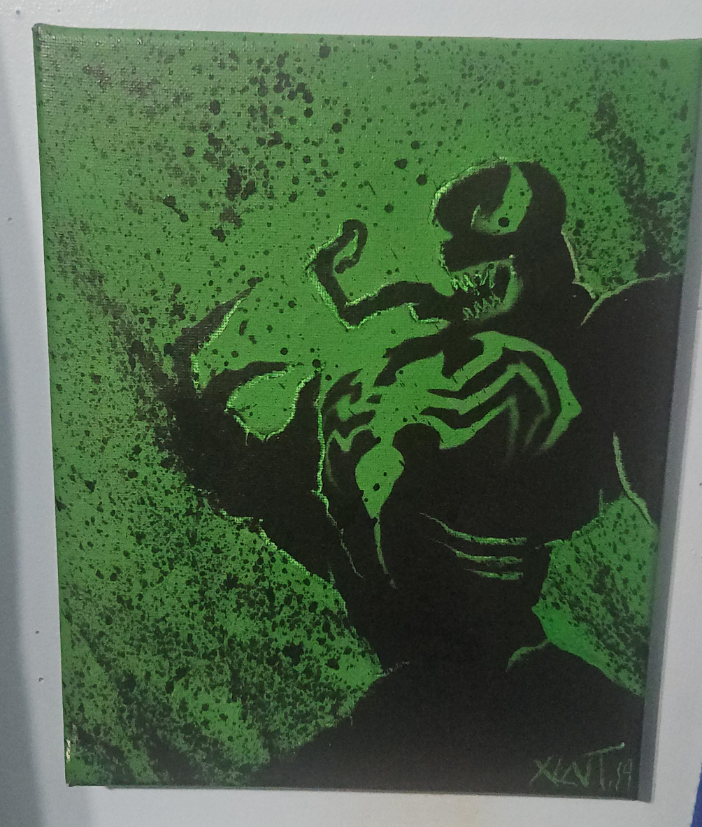 Venom Painting - Green and Black thumbnail